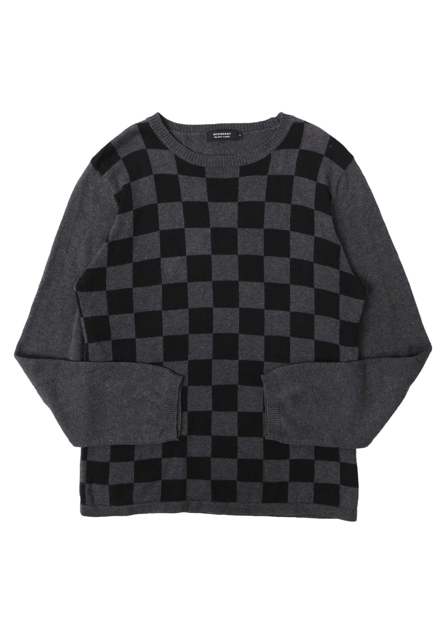 BURBERRY black label checker knit