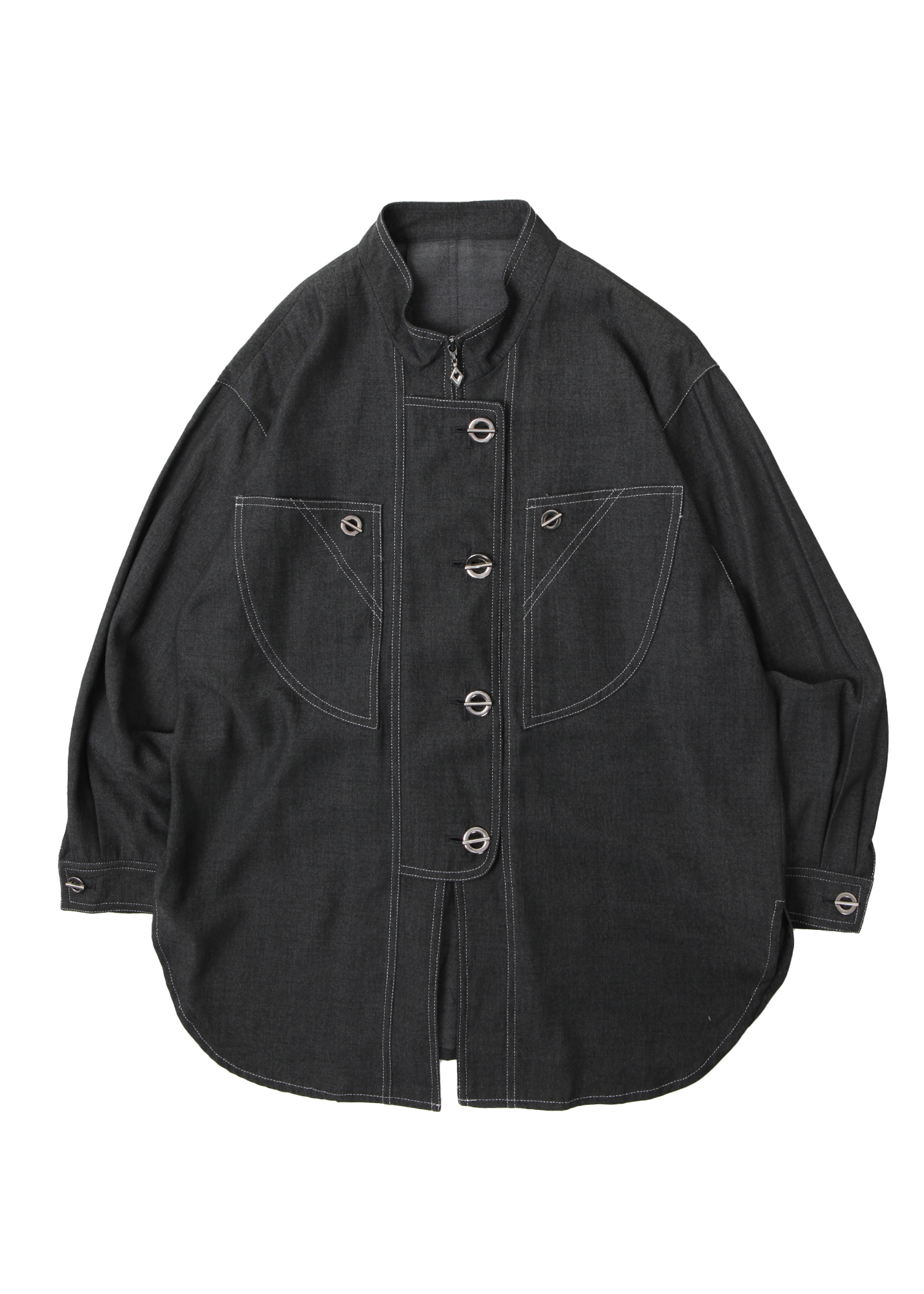 select vintage : zip tunic shirts