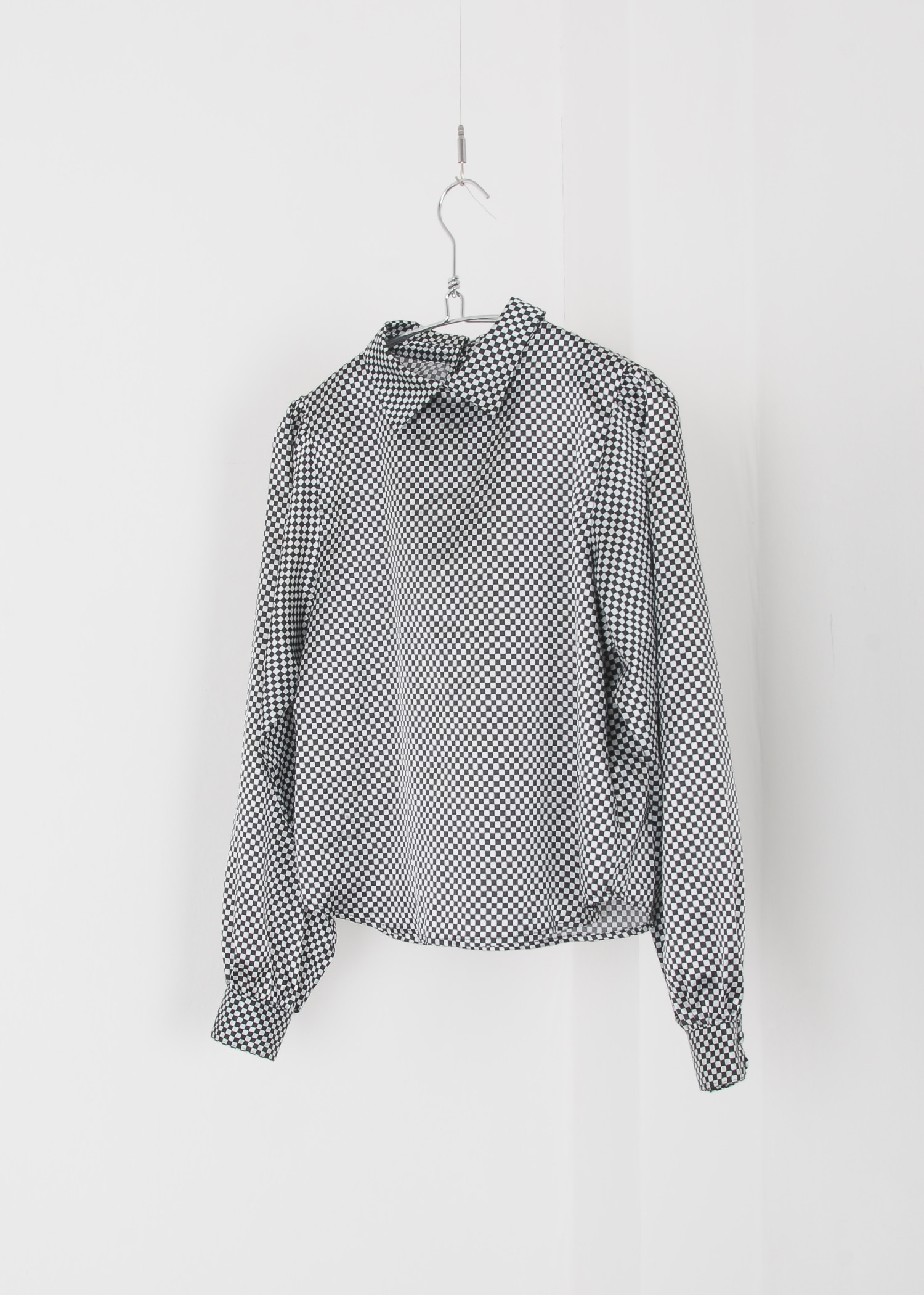 select vintage : checker blouse