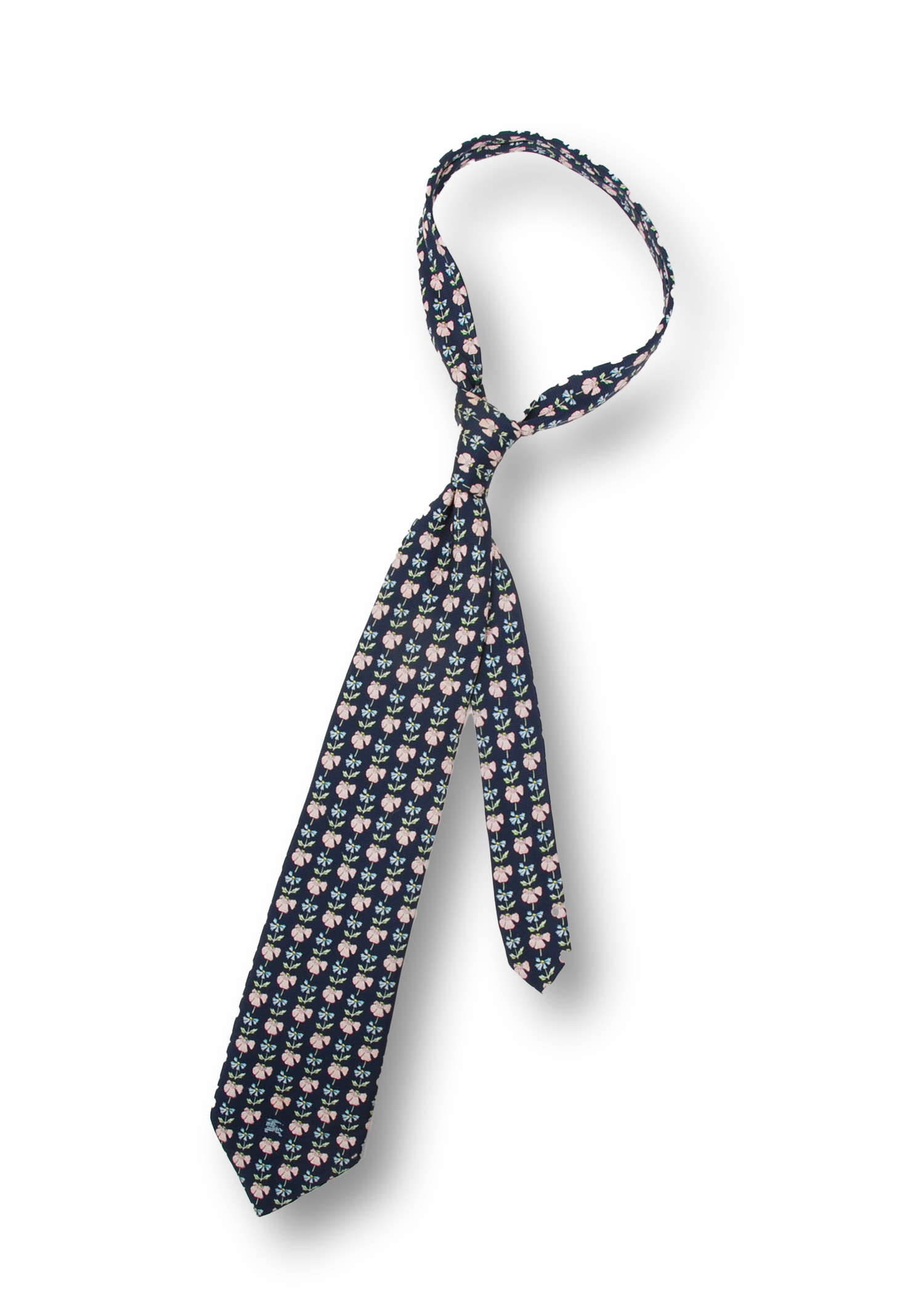old Burberry&#039;s floral pattern tie