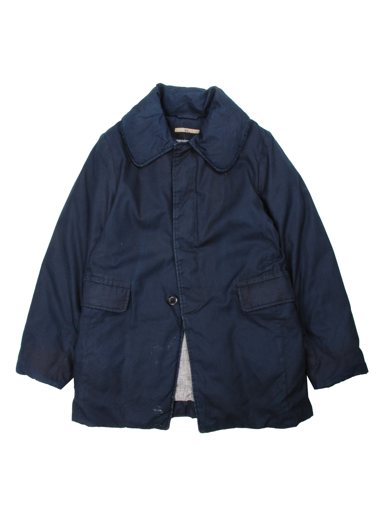 45rpm indigo padded jacket