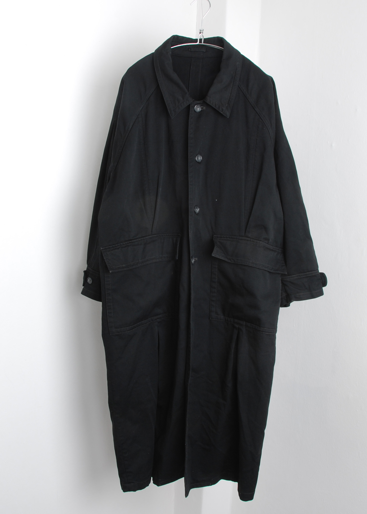 select vintage : overfit slit coat