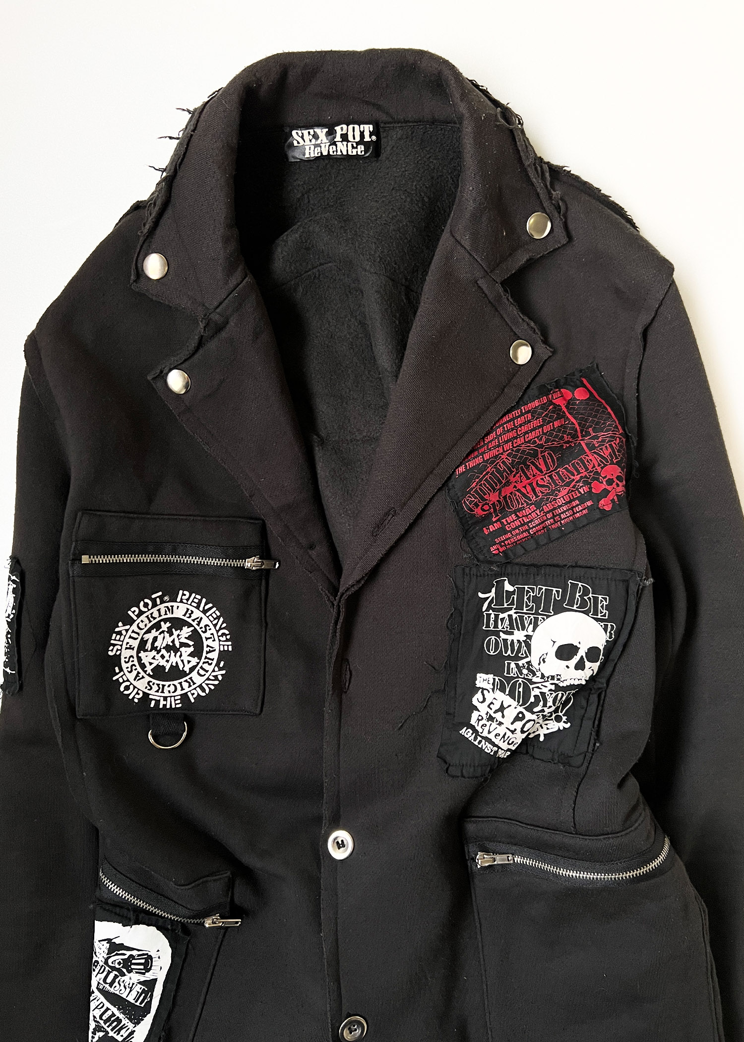 SEX POT REVENGE cotton punk jacket