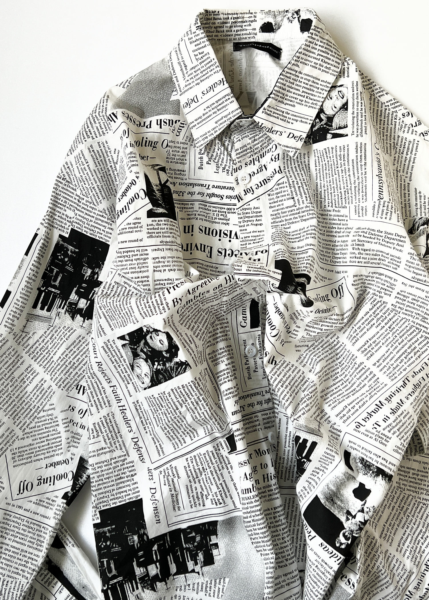 select vintage : news paper shirts