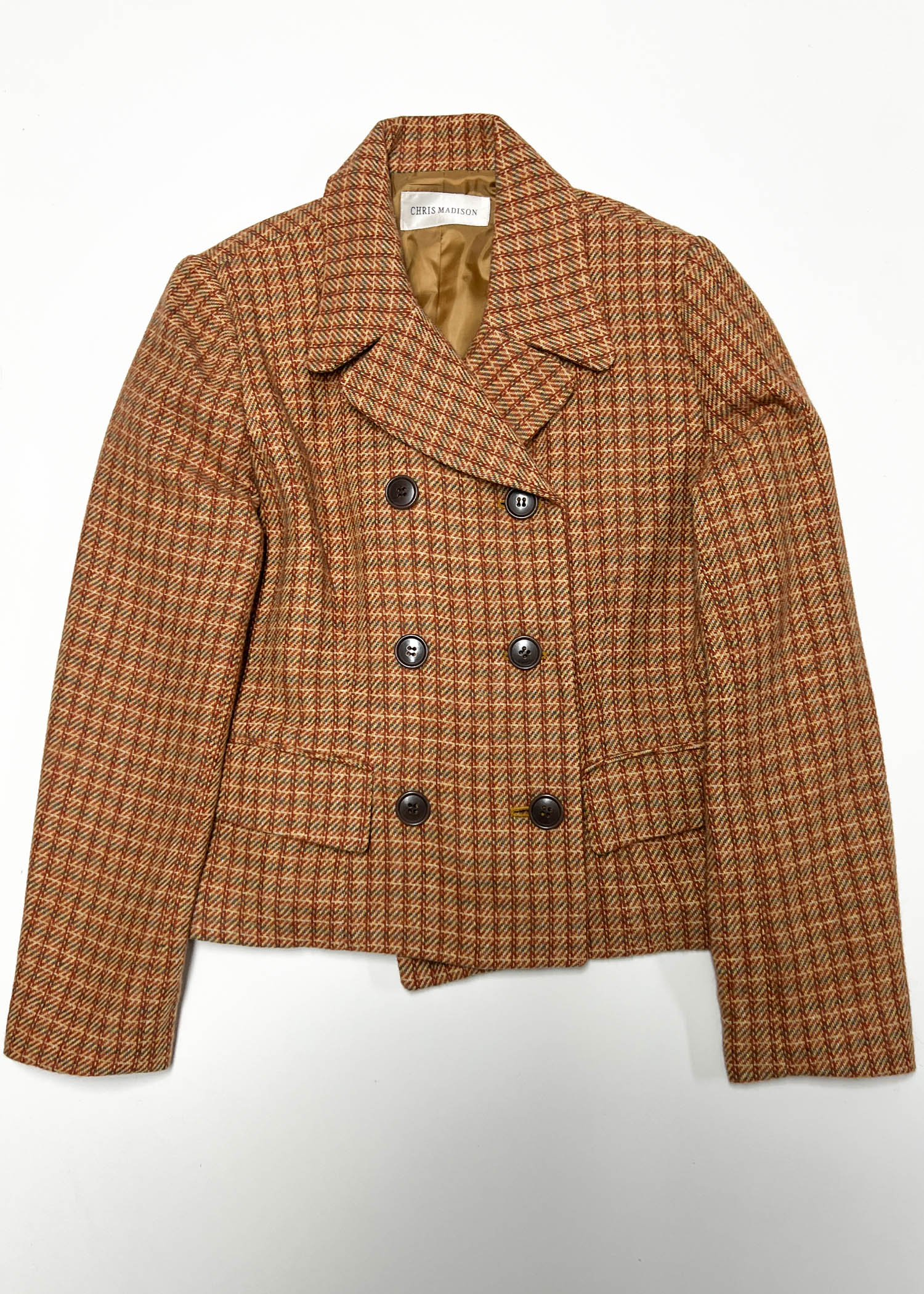 select vintage : double tweed jacket