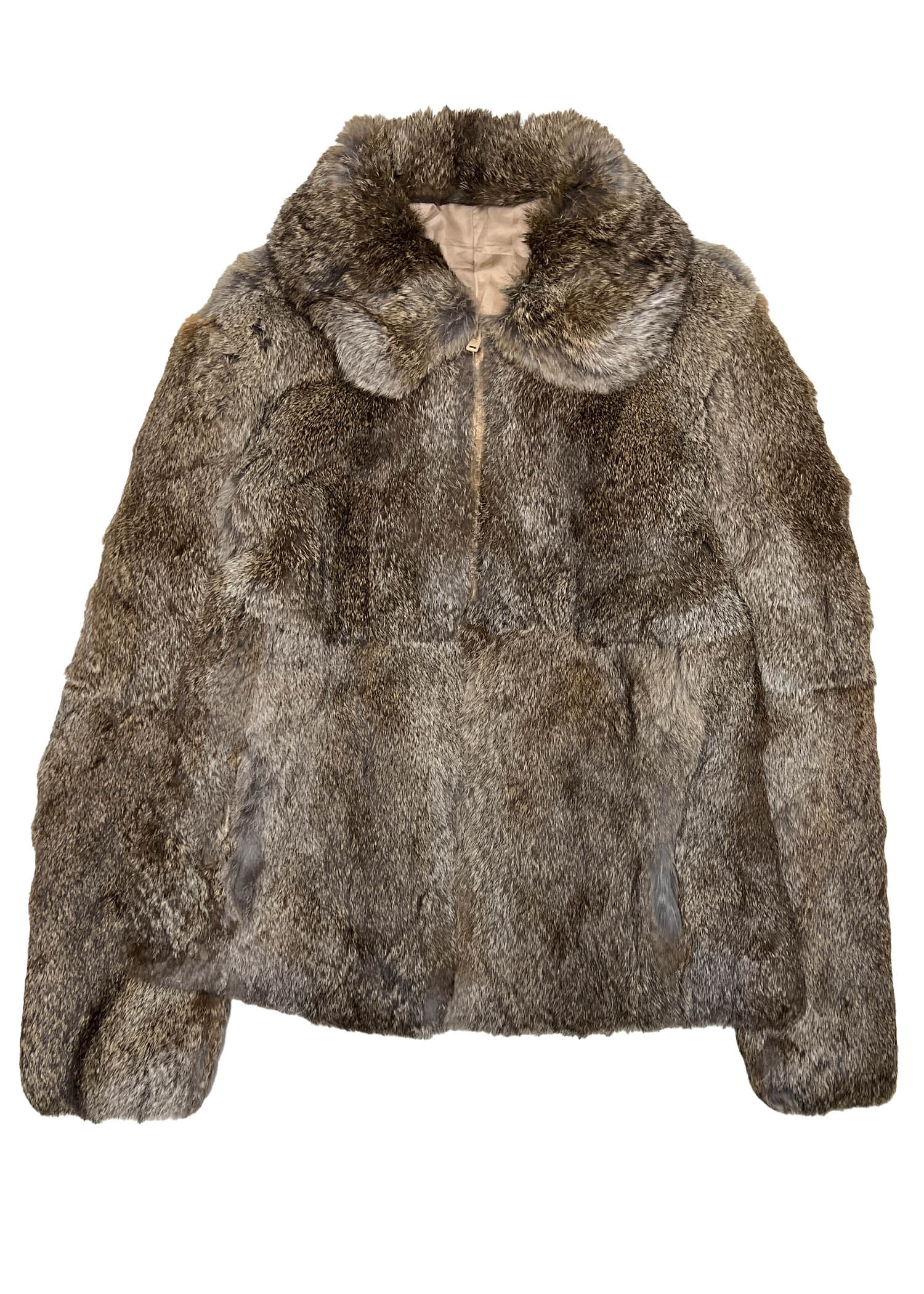 vintage rabbit fur jacket