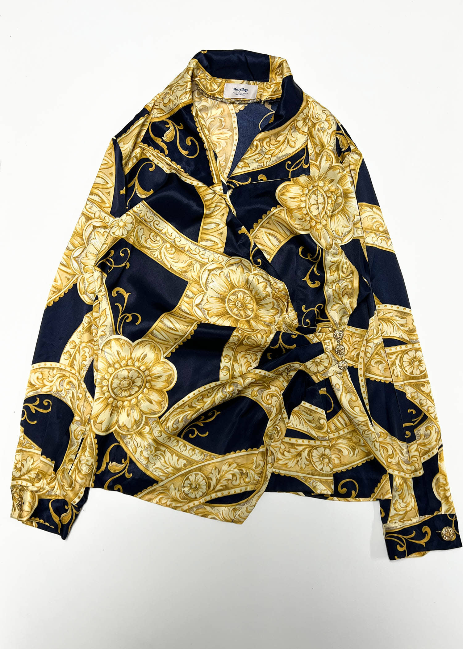 vintage pattern blouse