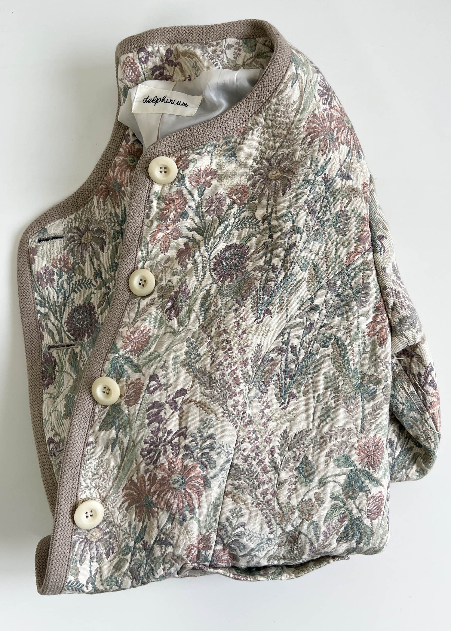 vintage floral jacket