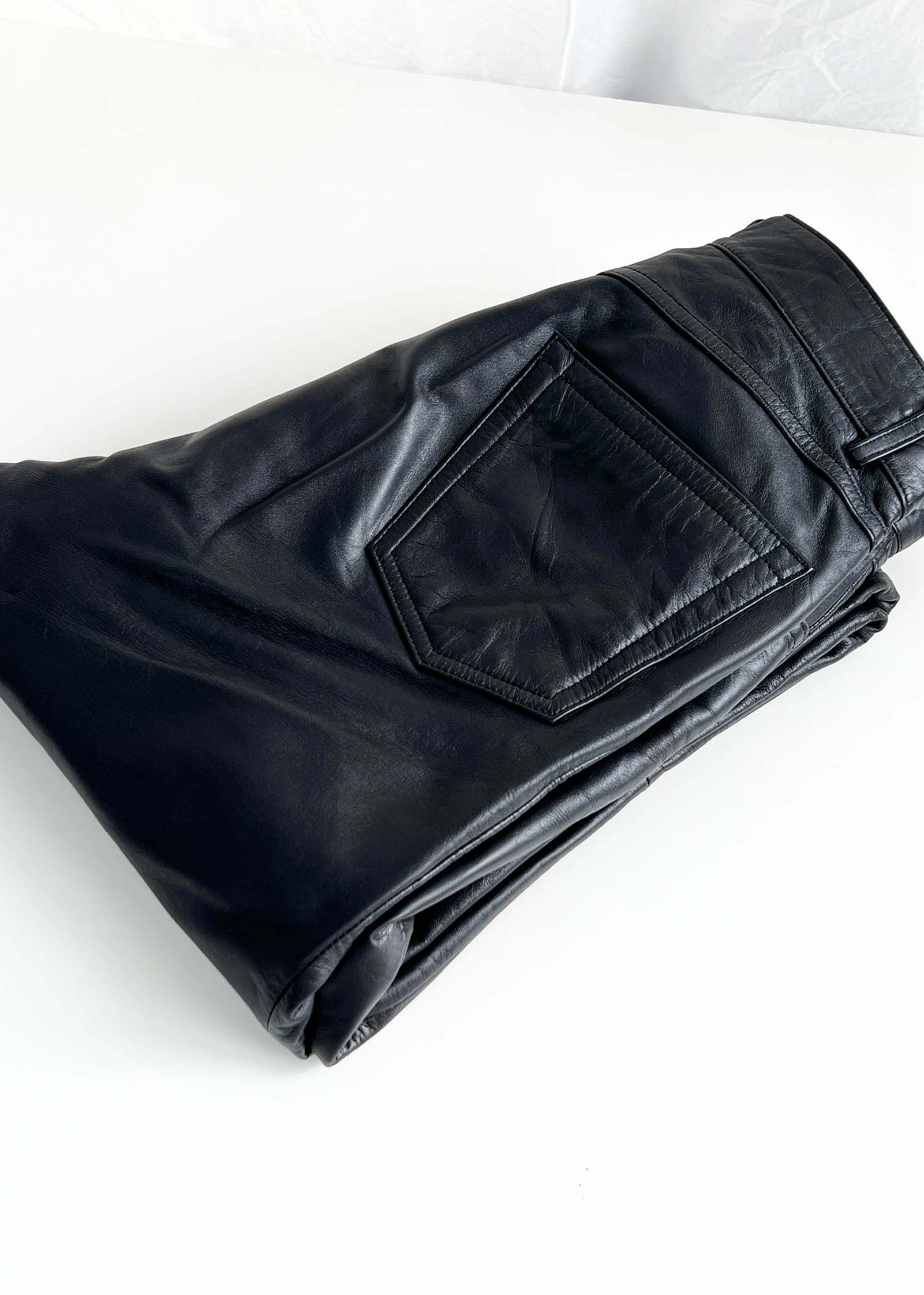 COMME CA DU MODE leather pants