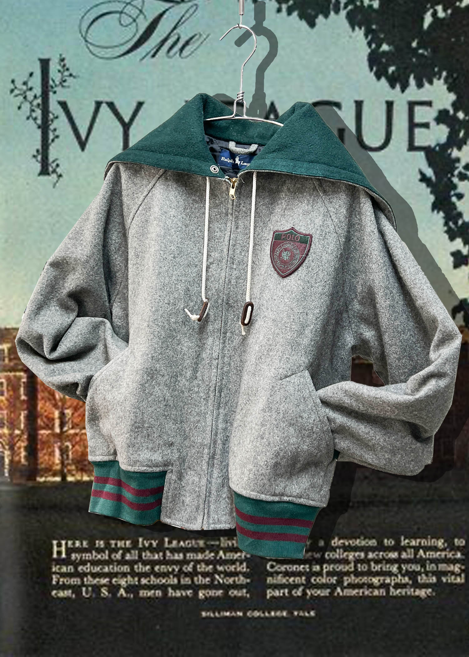 Polo by Ralph Lauren wool varsity jacket
