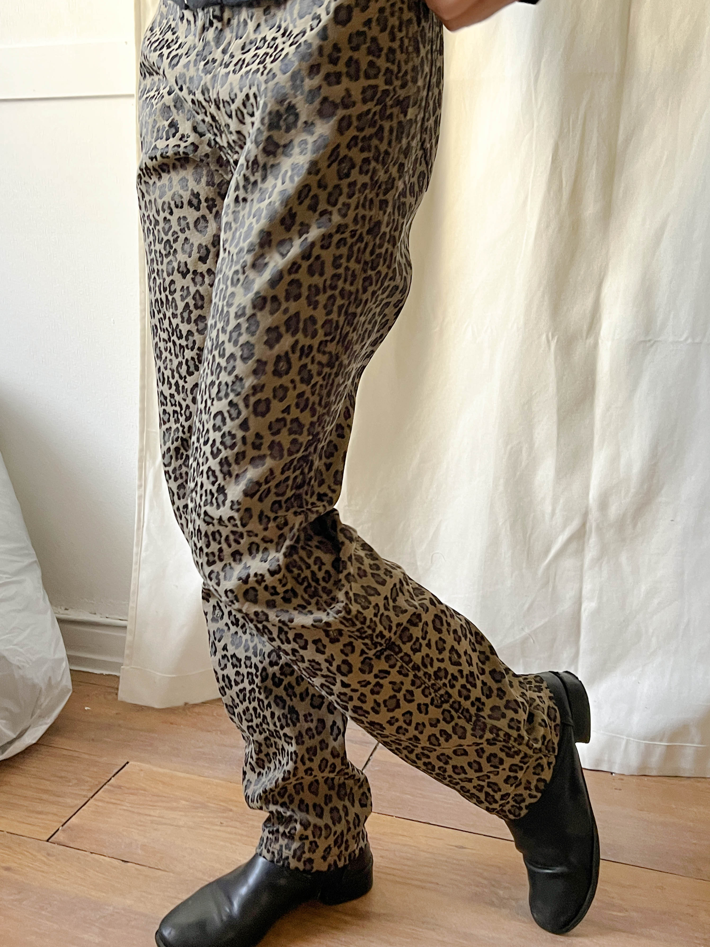 FENDI leopard pants