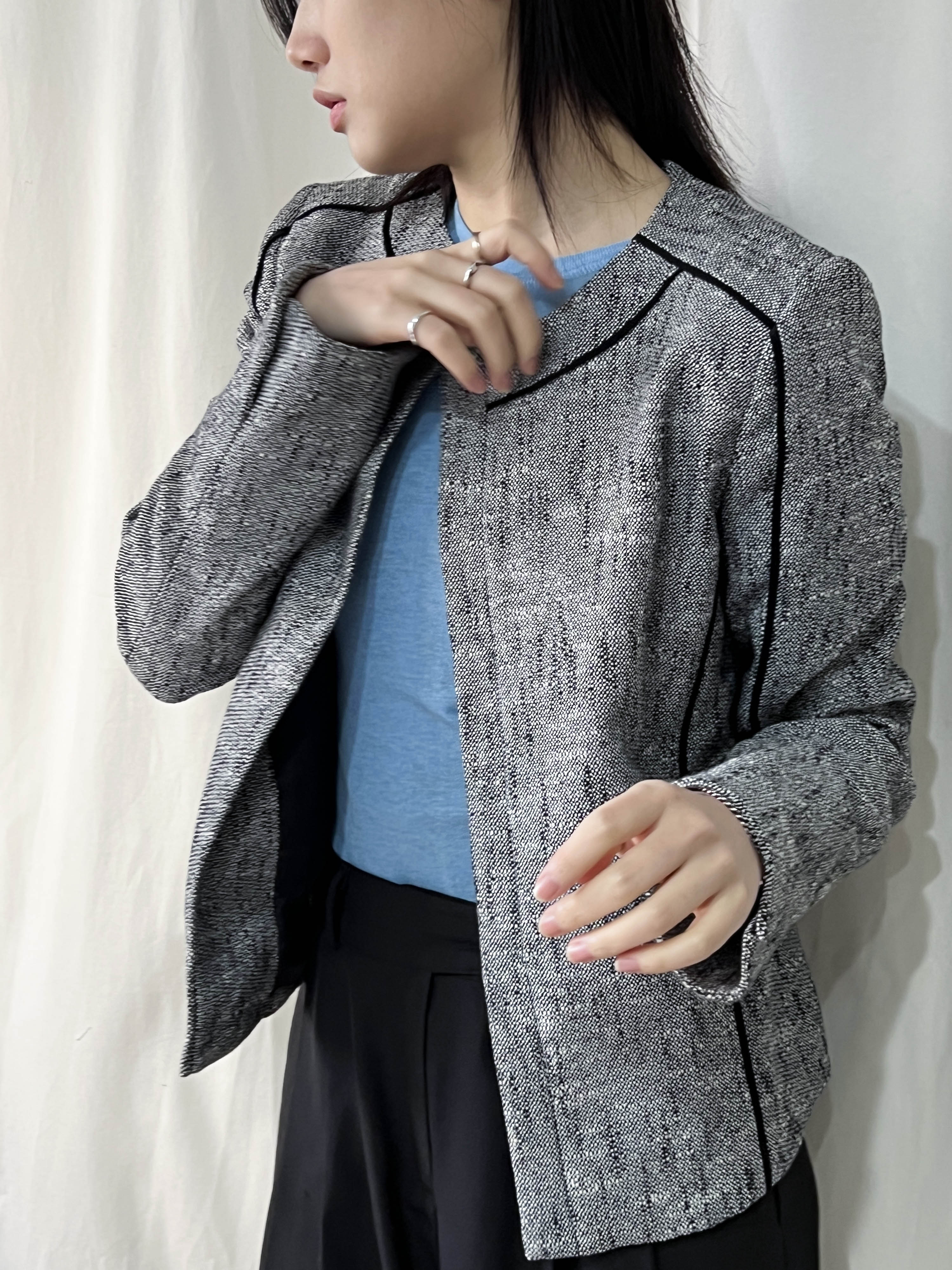 DKNY modern tweed jacket