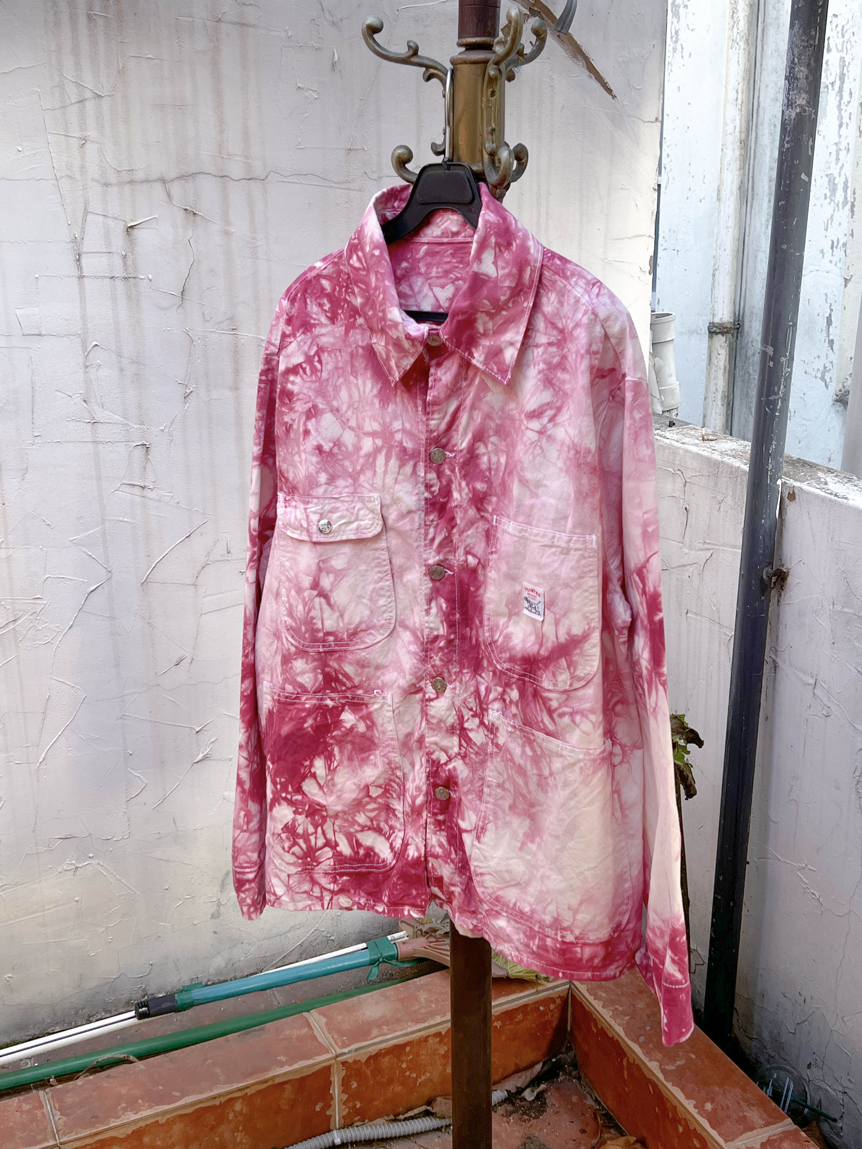POINTER BRAND tie-dye coverall jacket