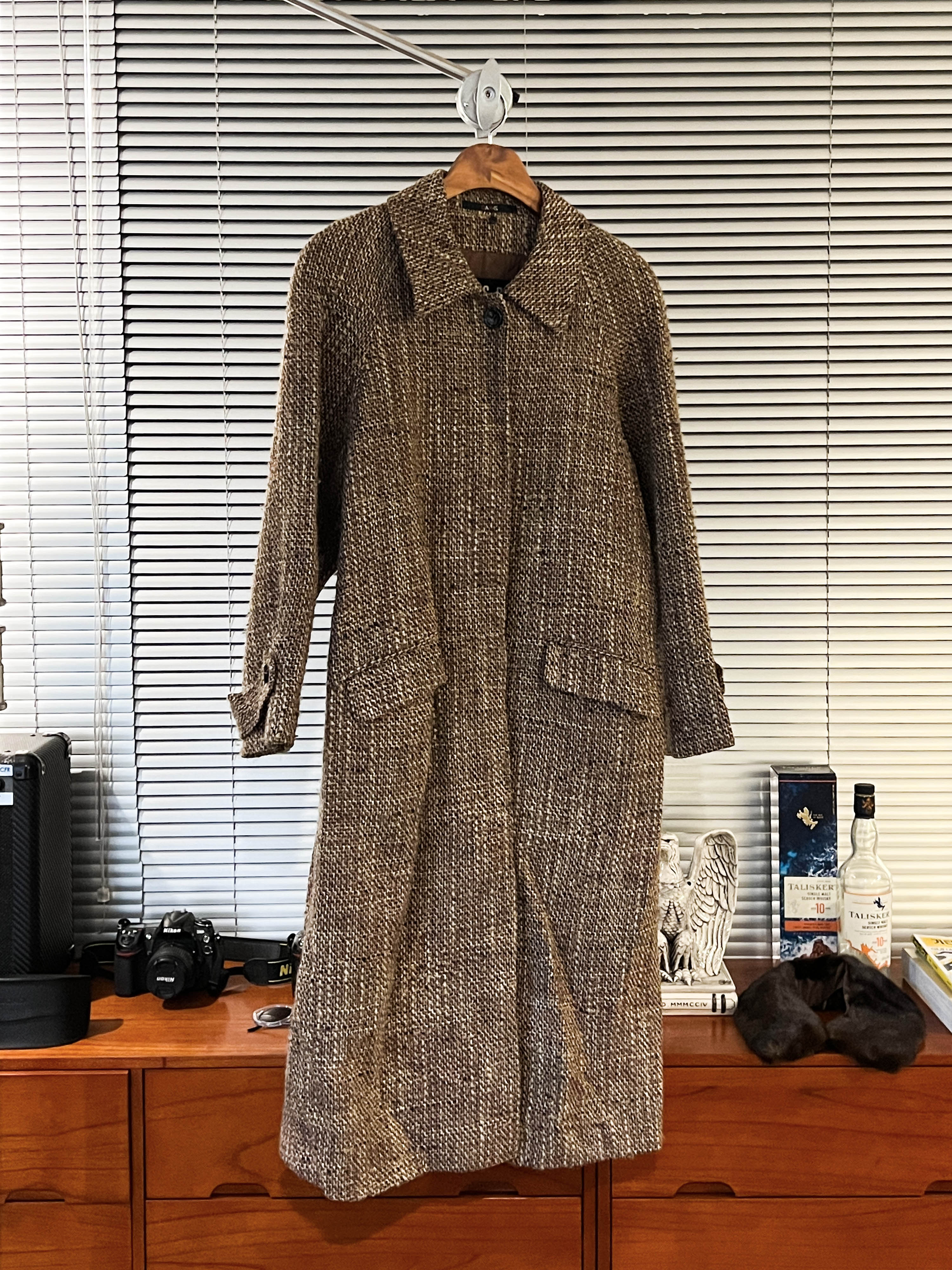 DAKS tweed coat