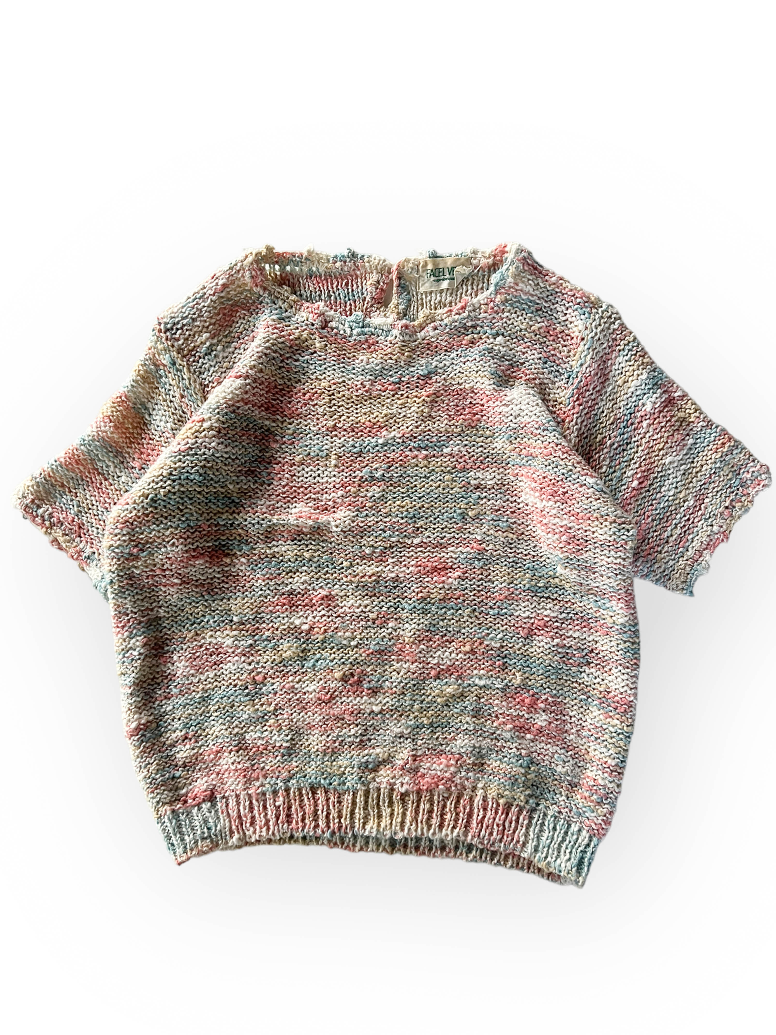 vintage color knit top
