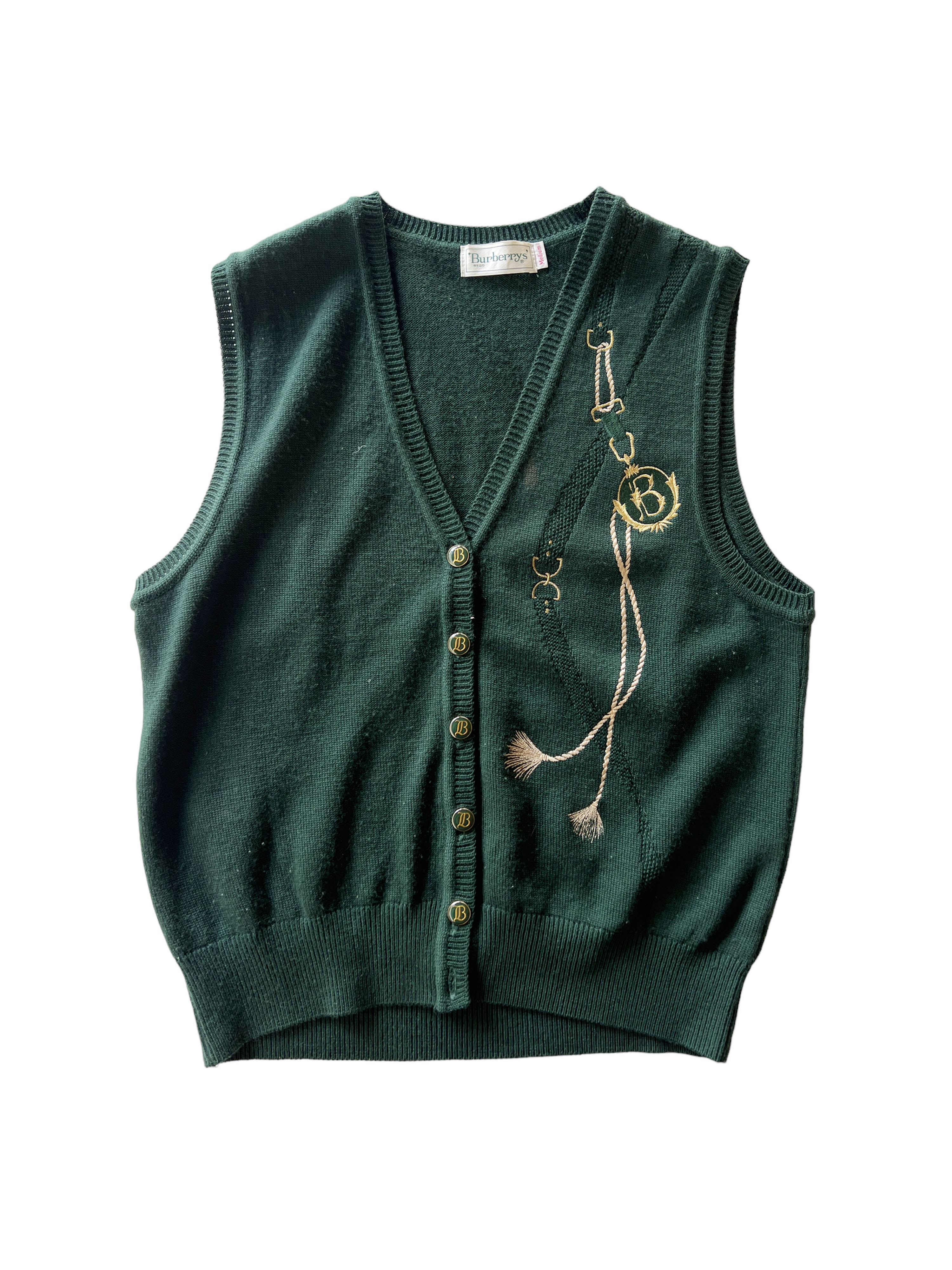 Burberry&#039;s pattern vest