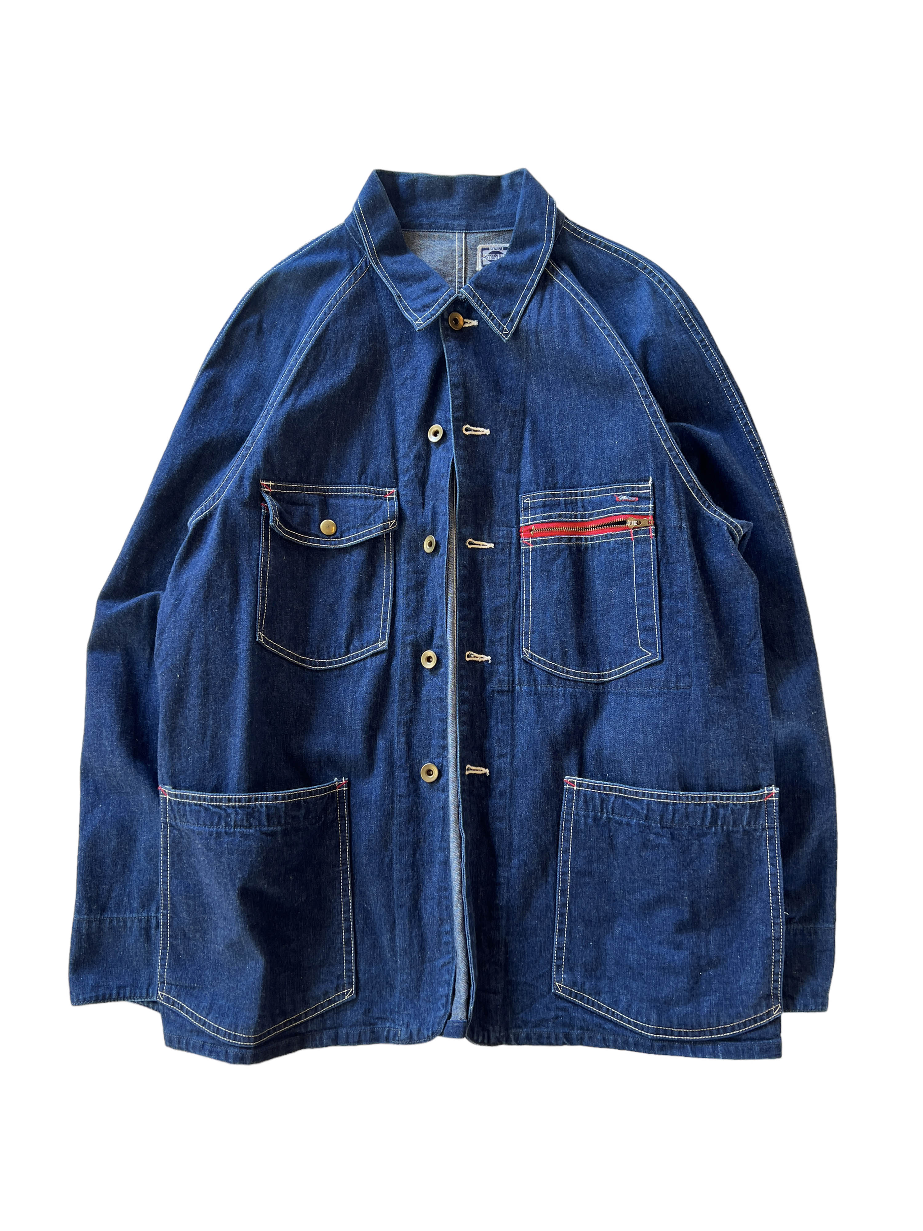 PHERROW&#039;S STORMY BLUE coverall jacket