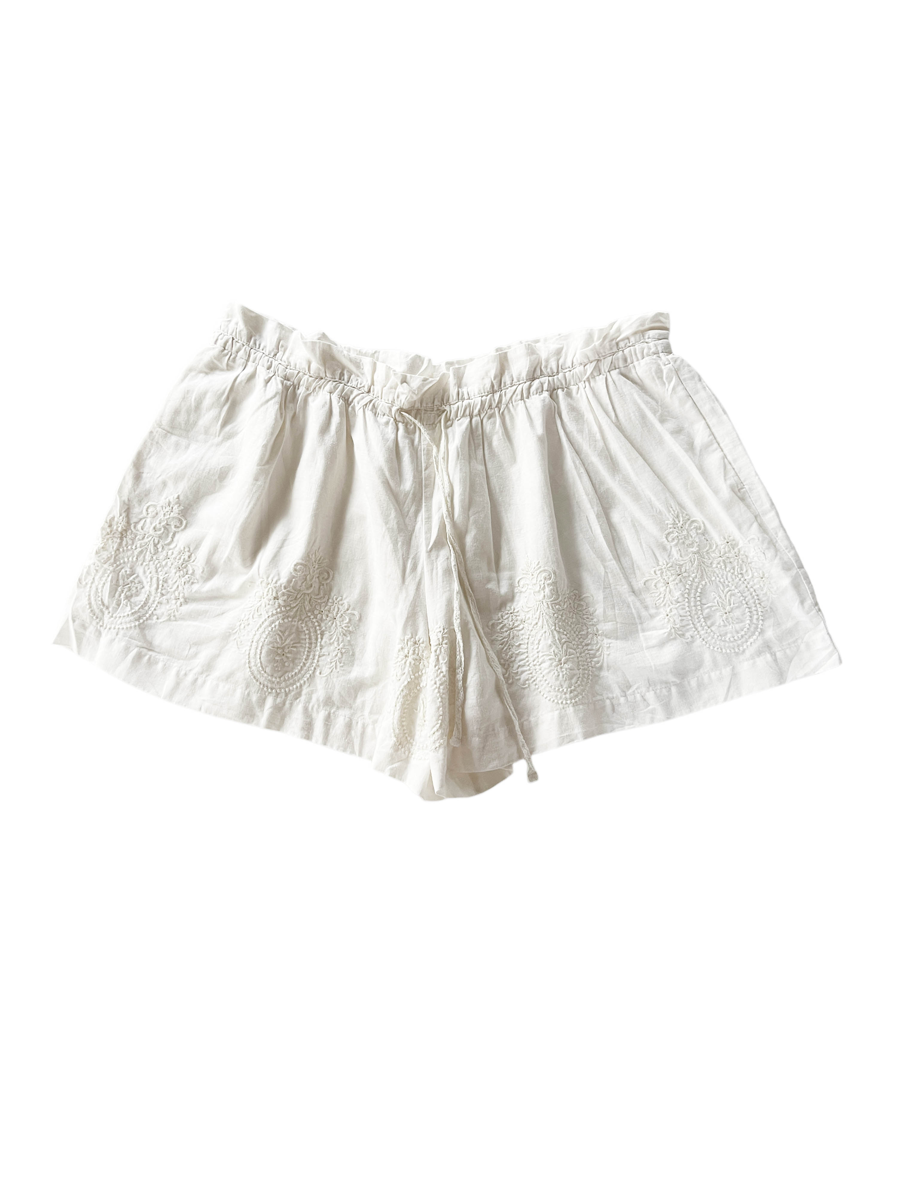 vintage cotton pattern shorts
