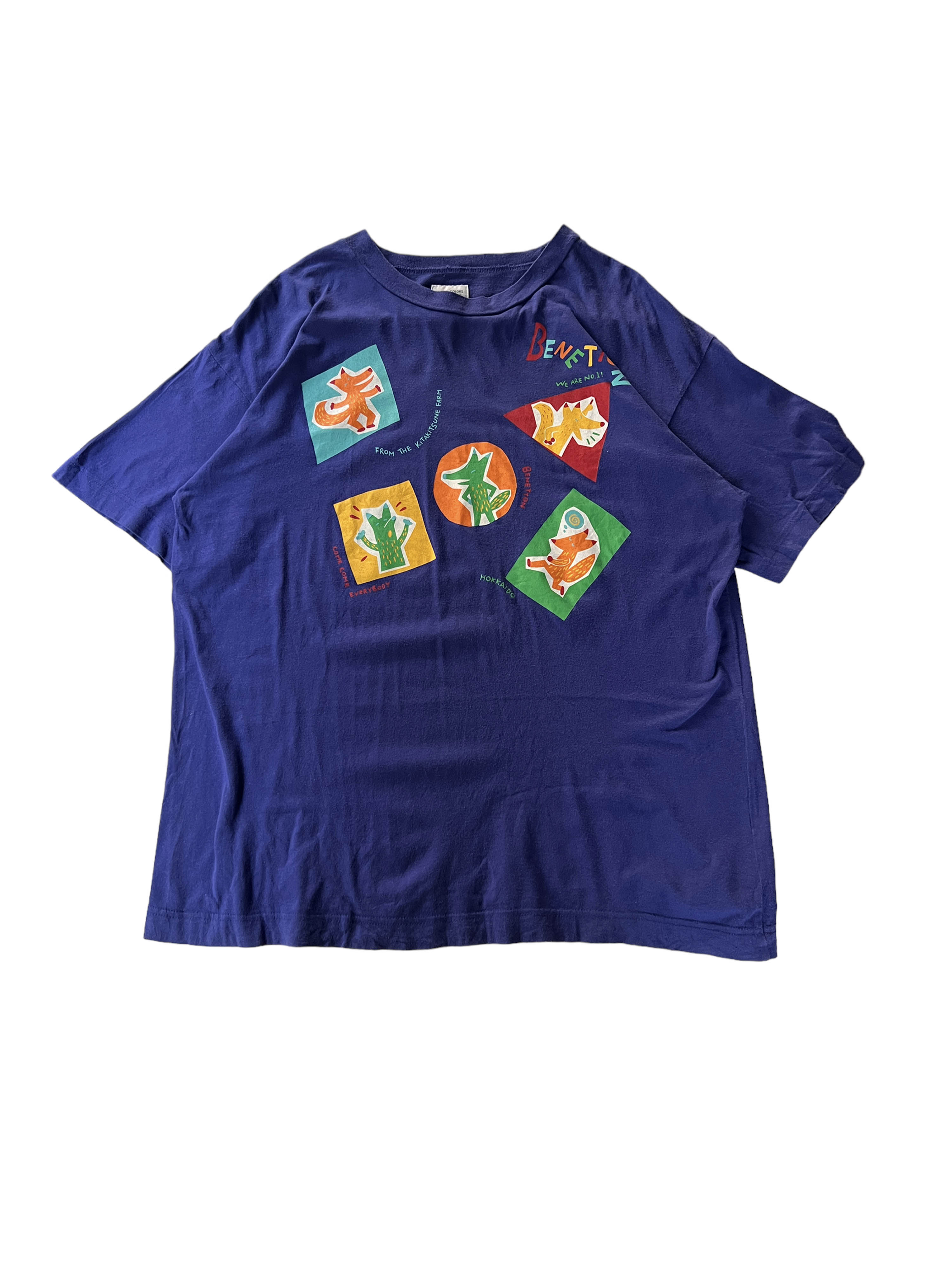UNITED COLOR OF BENETTON pattern t-shirts
