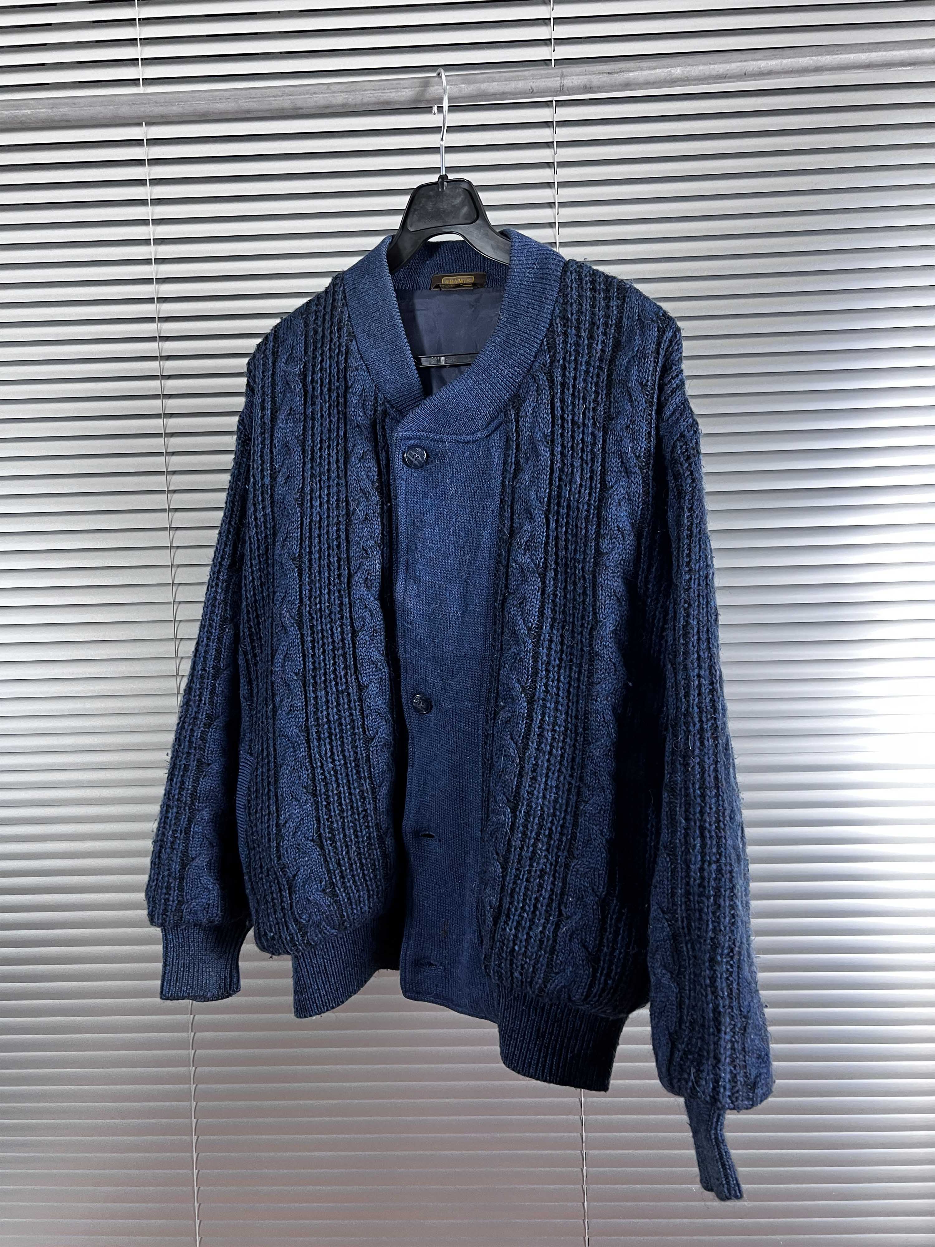 Aramis overfit knit blouson