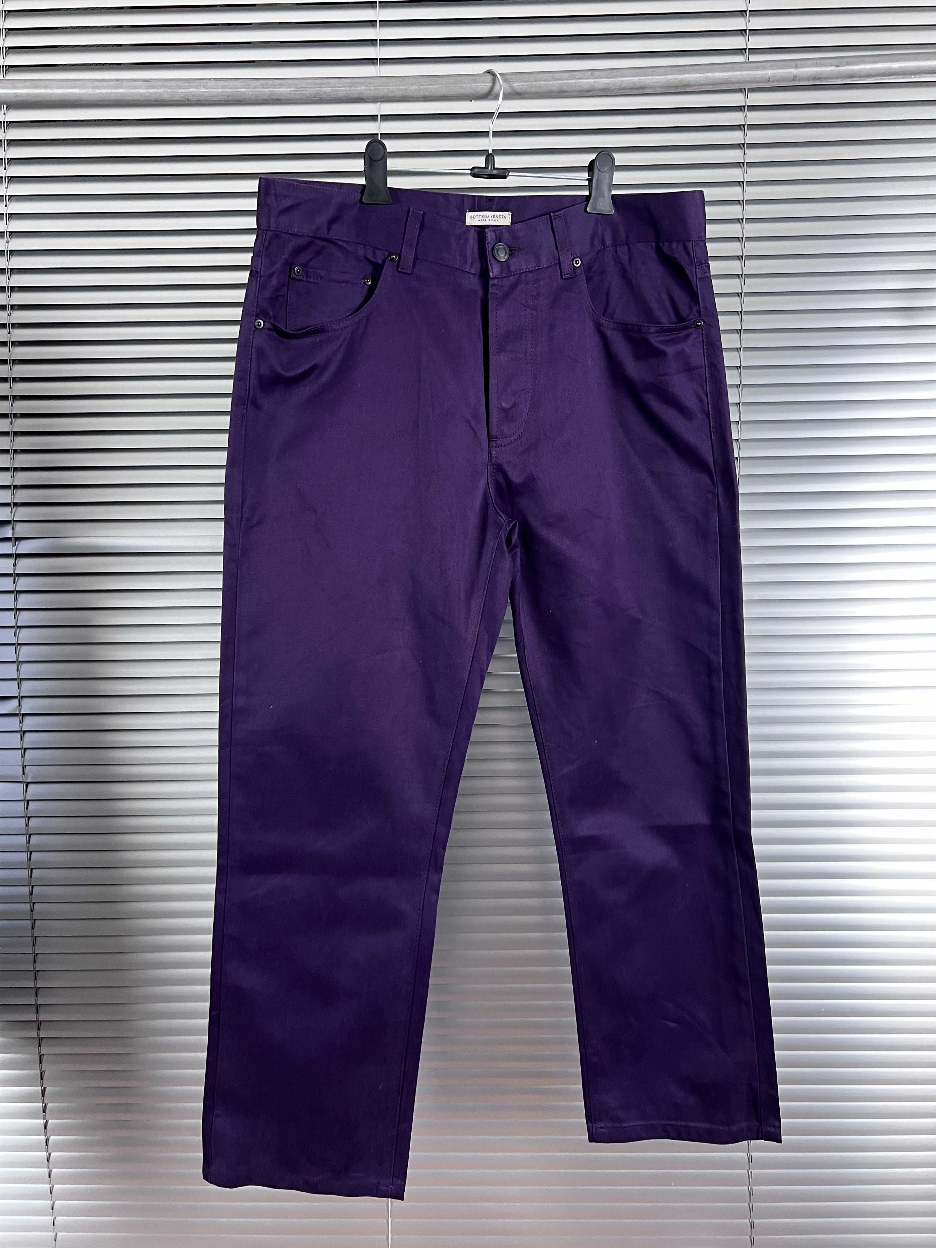 BOTTEGA VENETTA purple chino pants