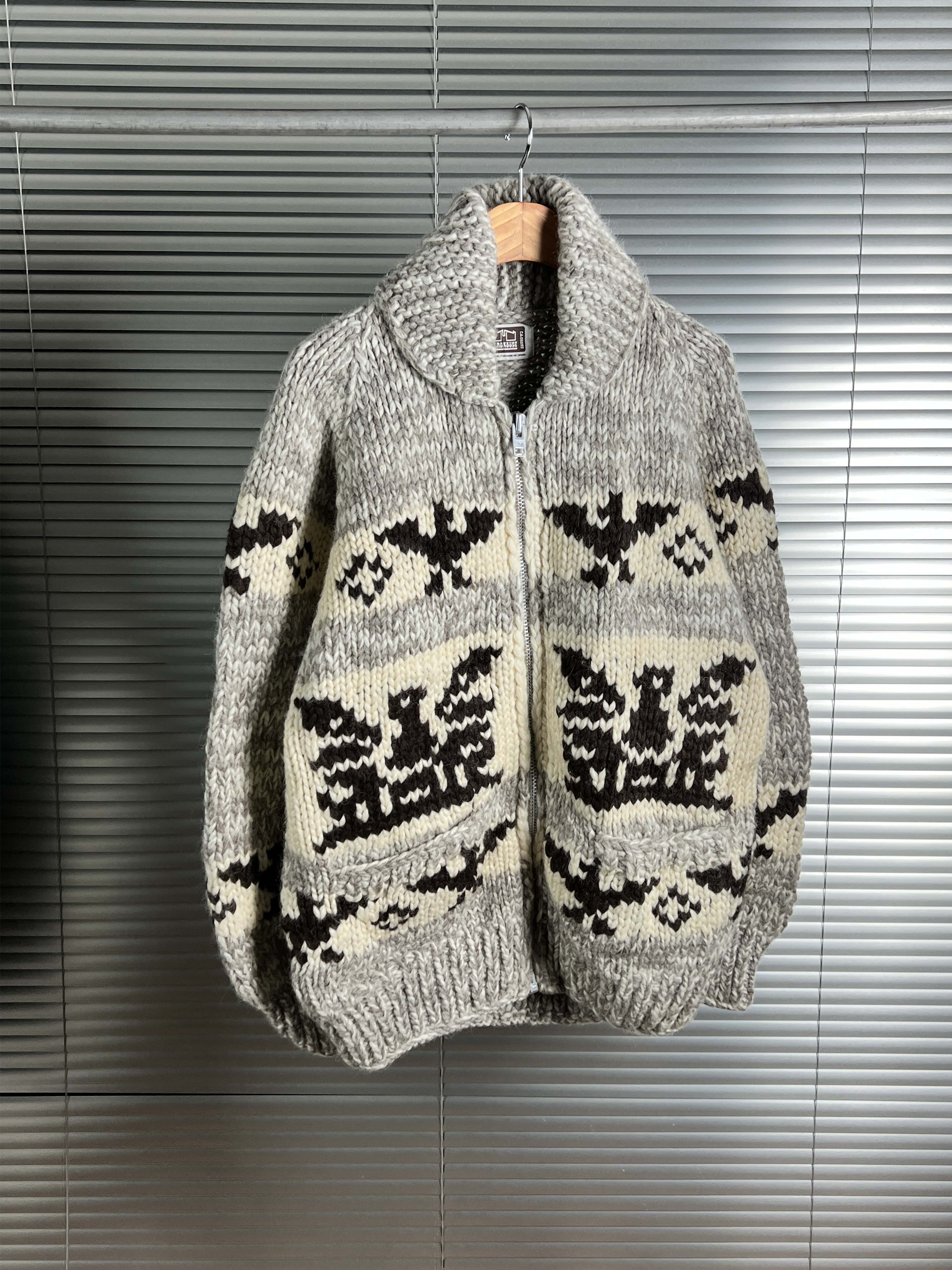 handmade thunderbird cowichan sweater ( made in CANADA )