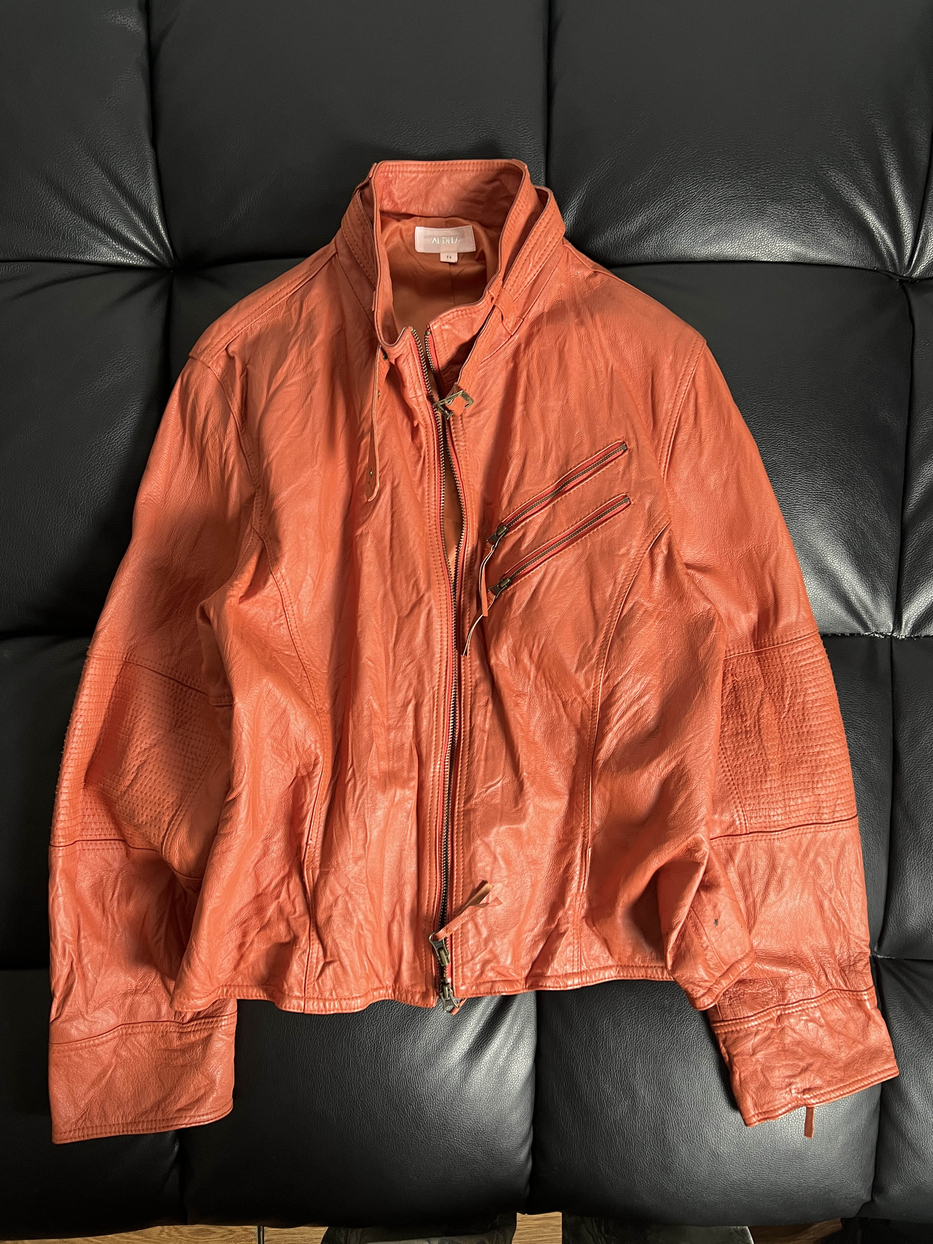 vintage carrot leather jacket