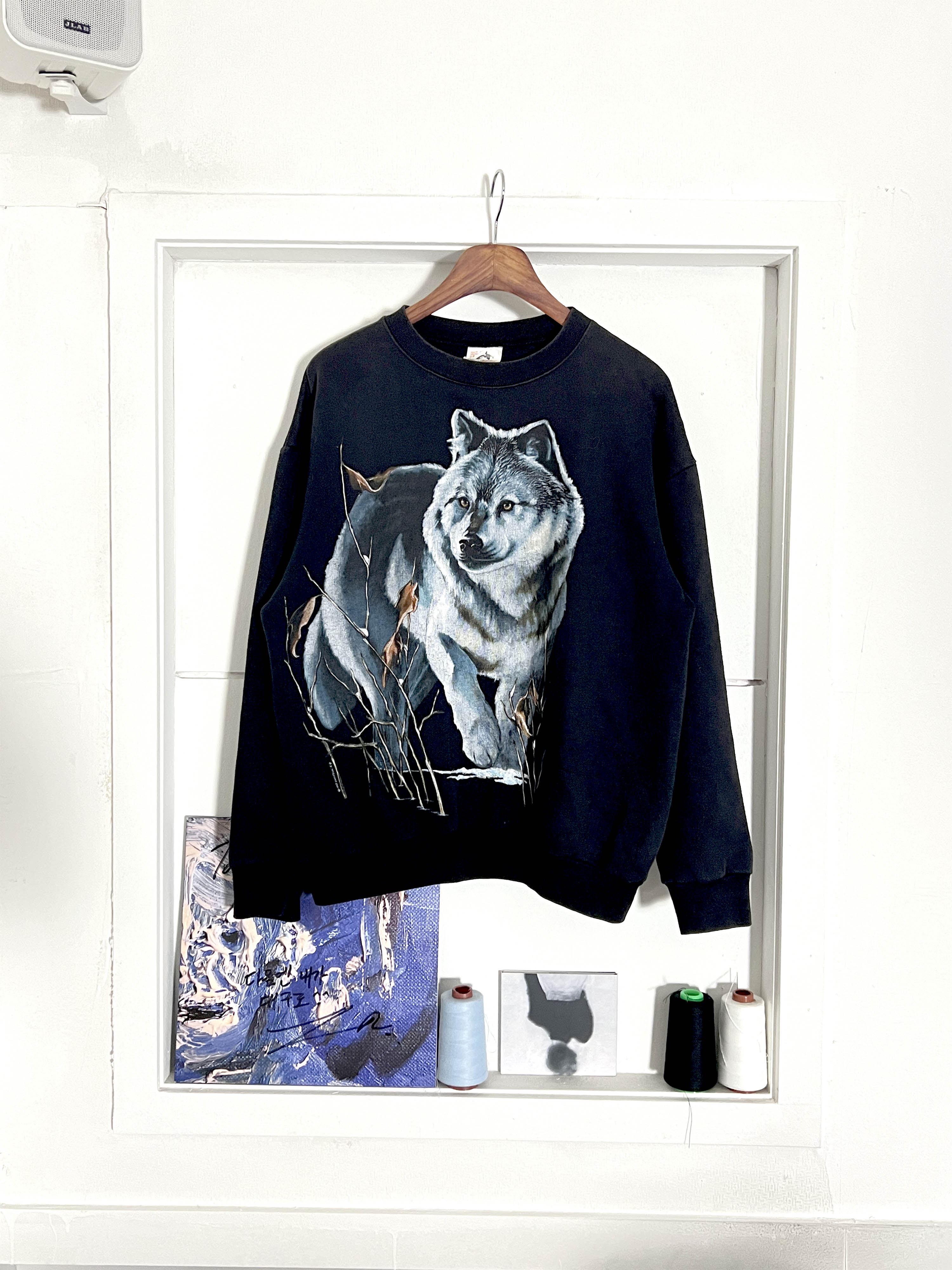 1993 wolf sweatshirts ( made in CANADA )