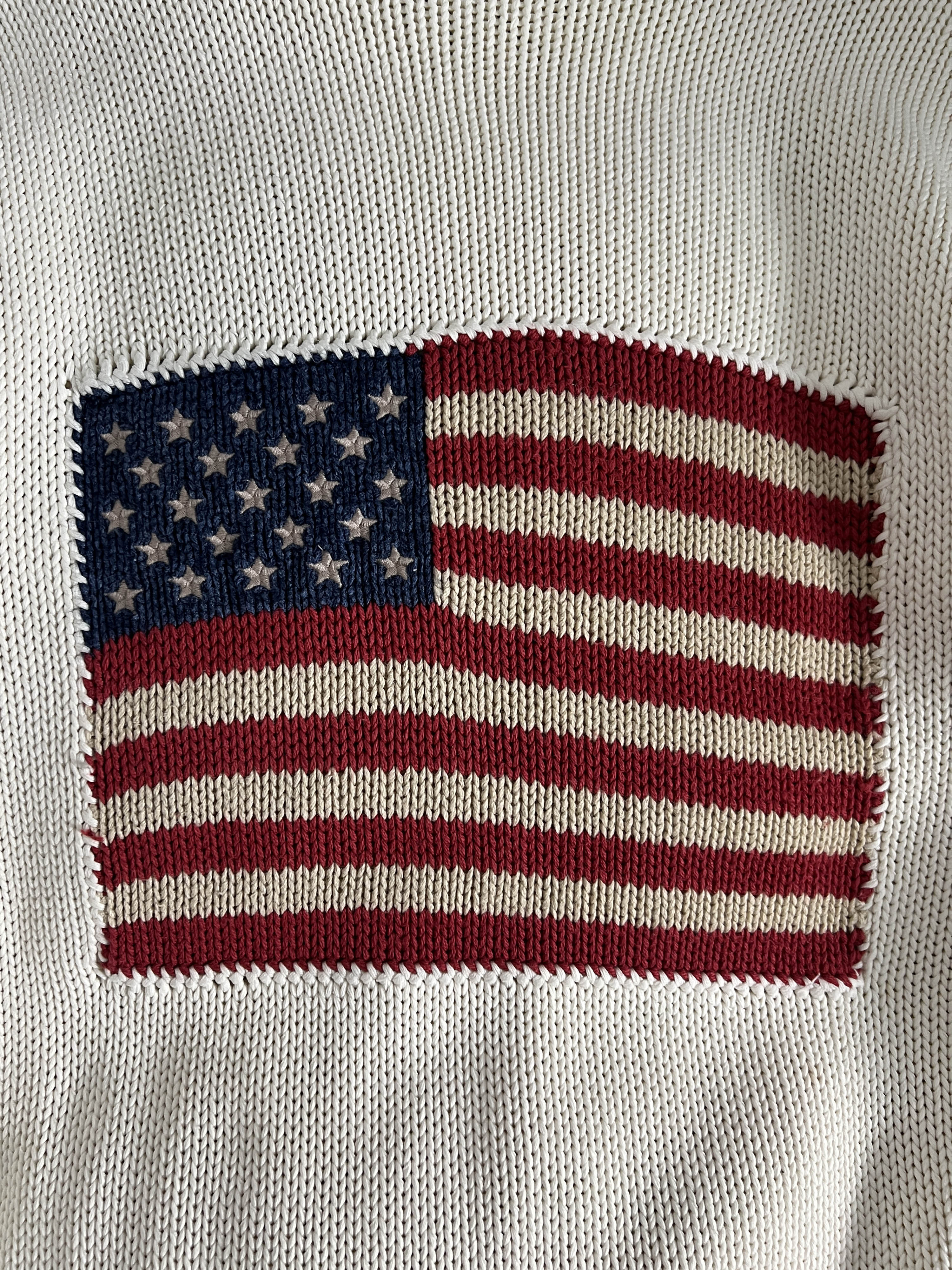POLO COUNTRY by Ralph Lauren american flag knit