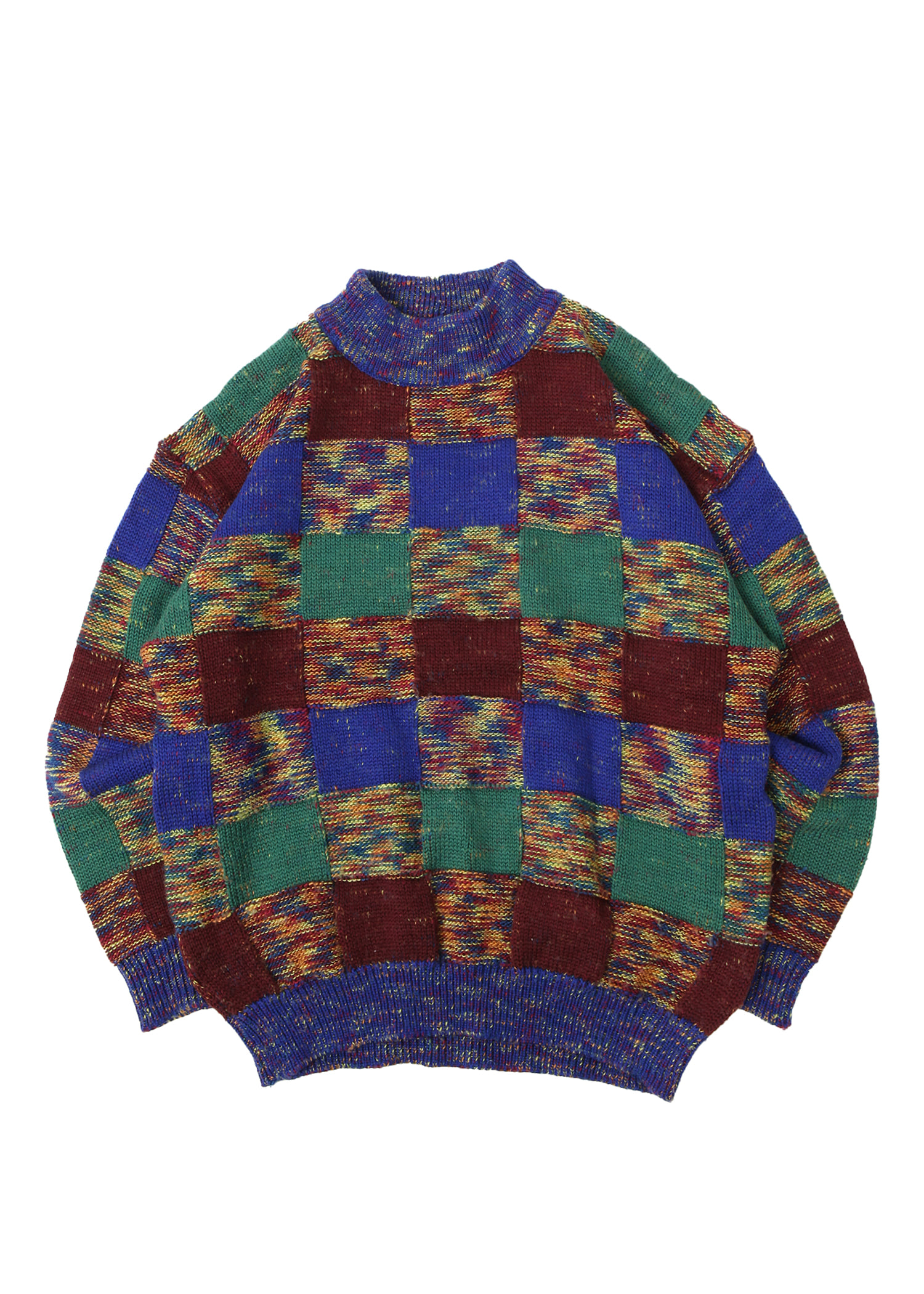 select vintage : colorblock knit