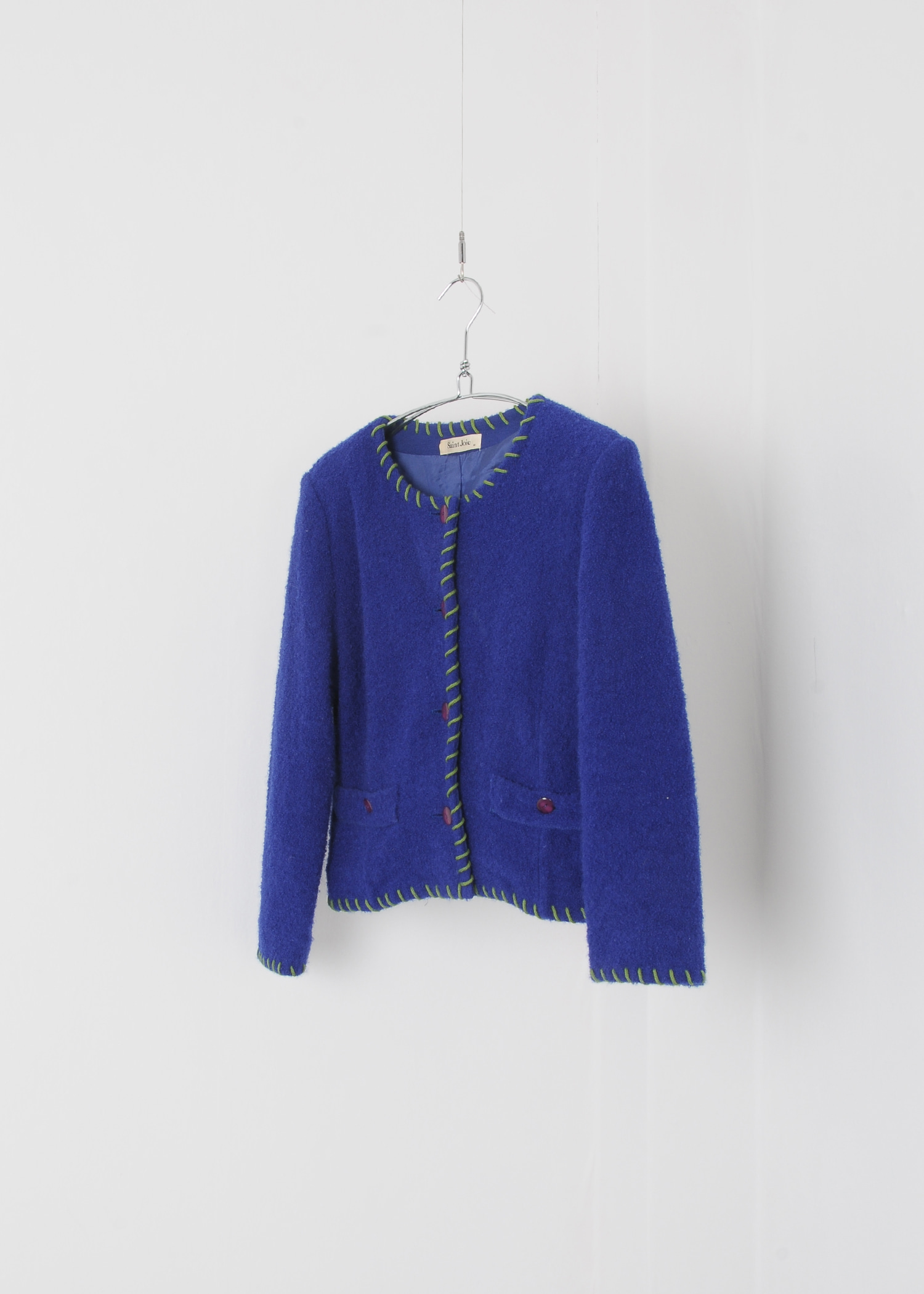 select vintage : round wool jacket