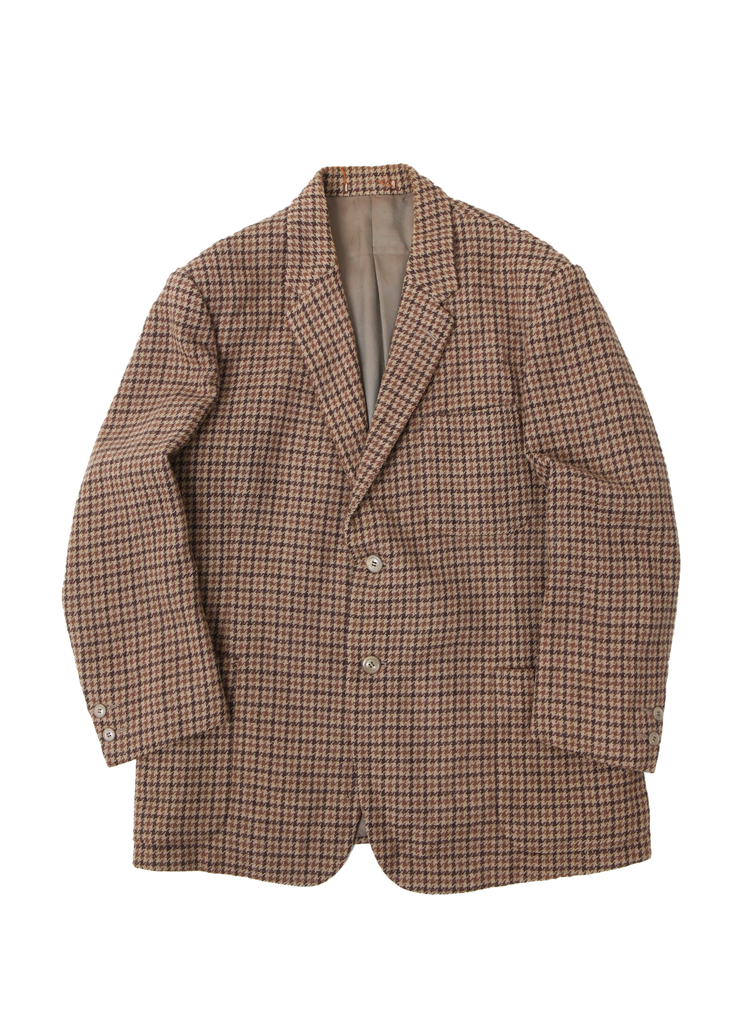 select vintage : hound tooth check jacket