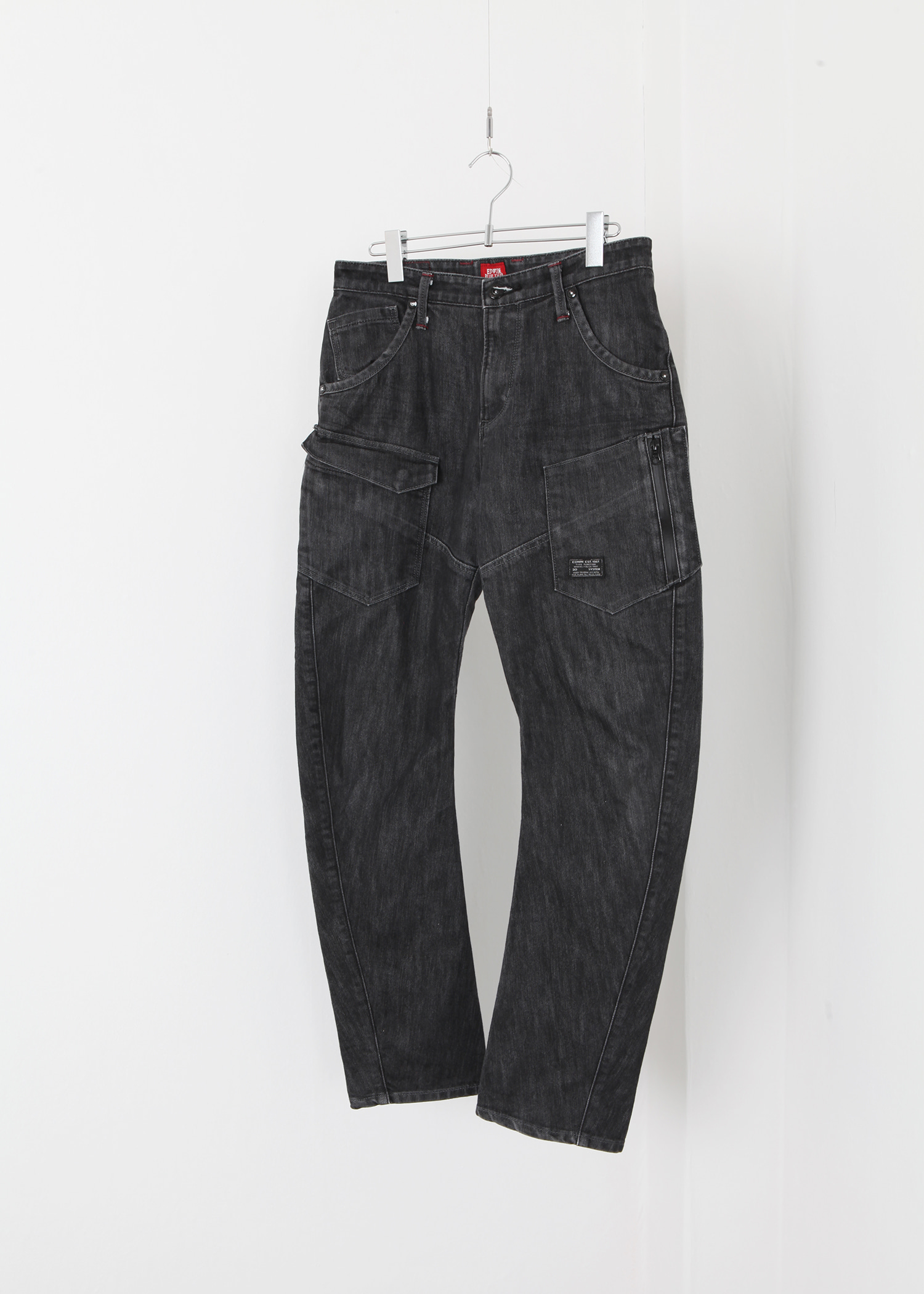 EDWIN 3D pattern jeans