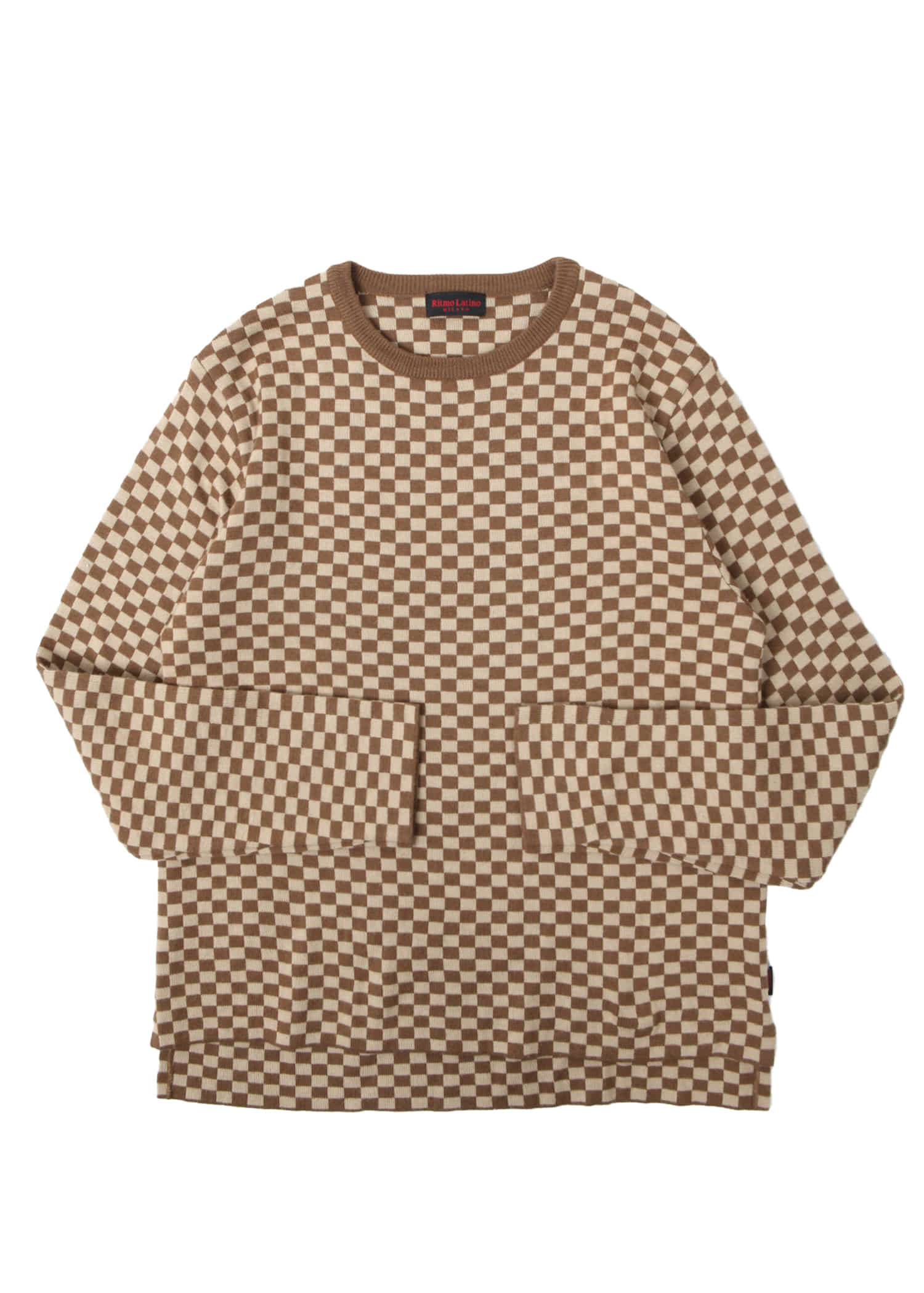 select vintage : checker board knit
