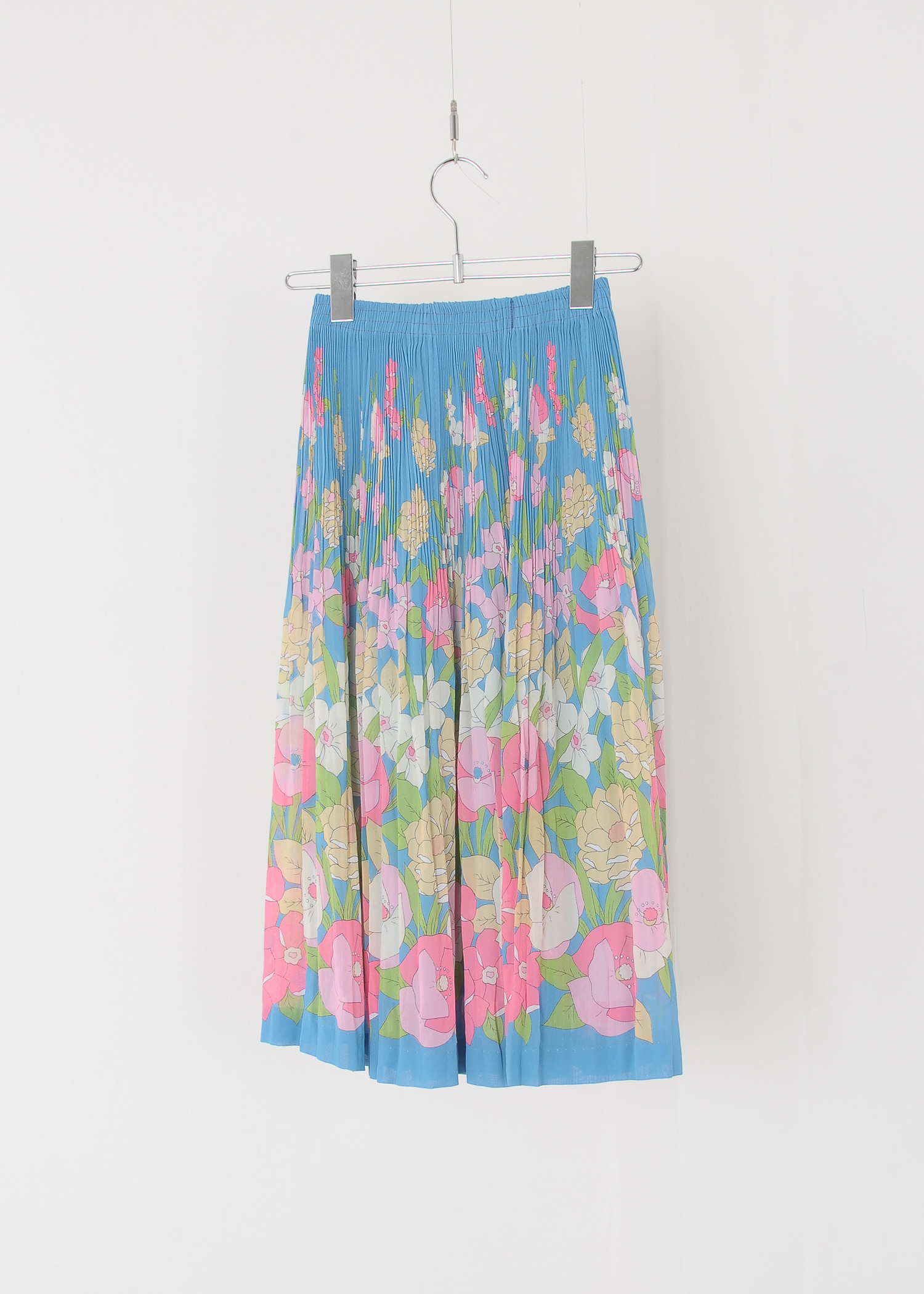 select vintage : pleats floral skirts