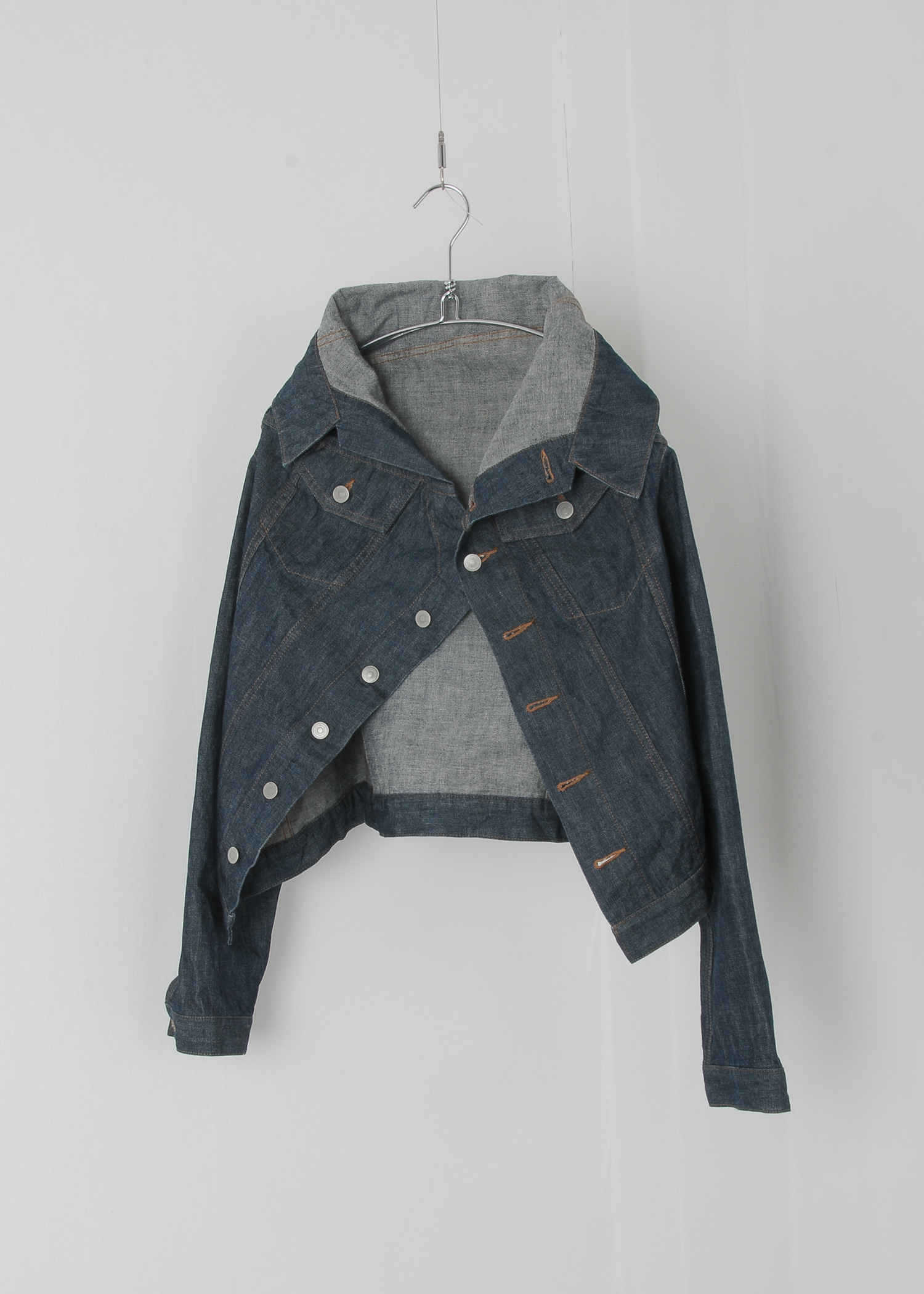 select vintage : 3d pattern denim jacket
