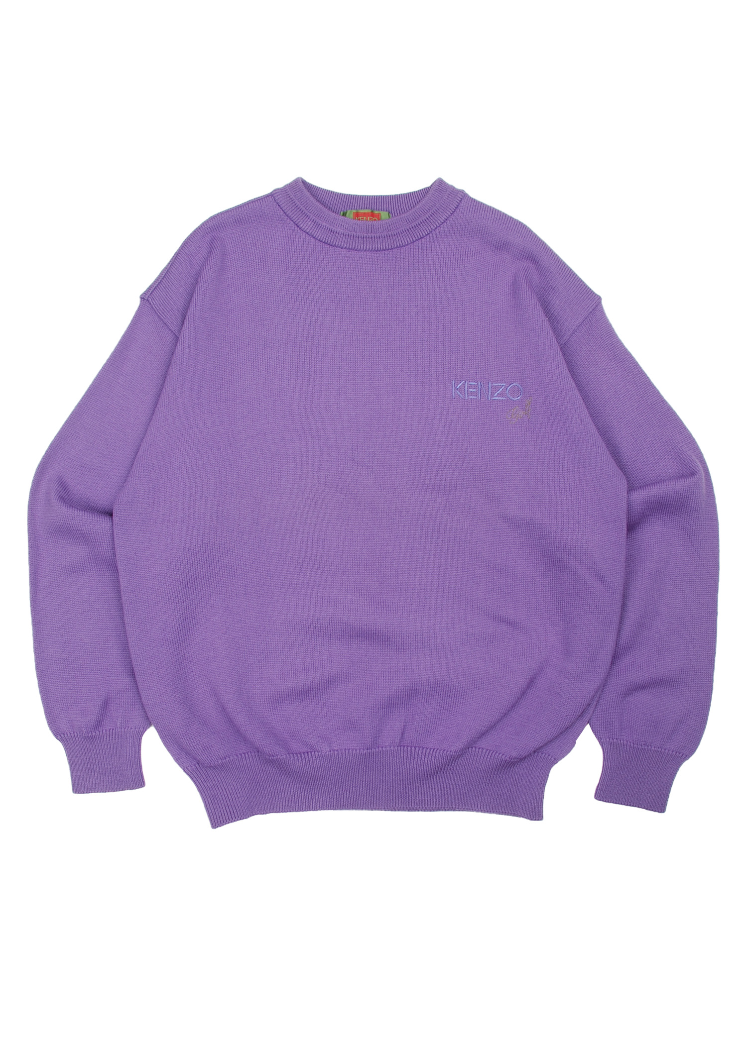 KENZO purple logo knit