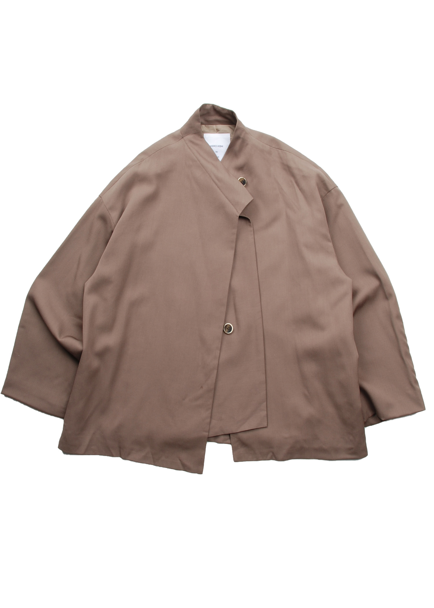 KEIKO KISHI unblanced shirts jacket