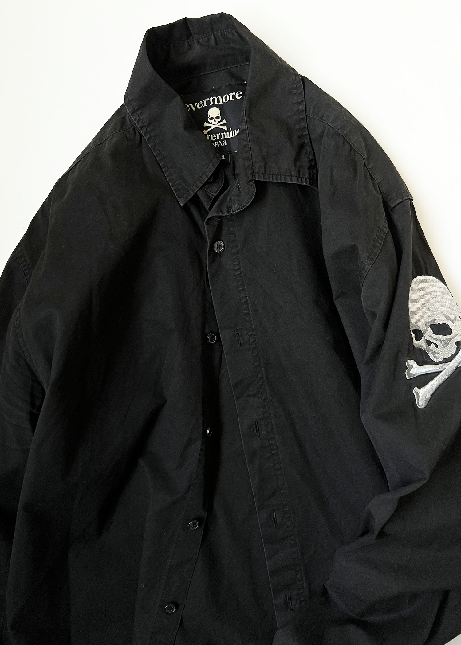 mastermind japan skull embroied shirts