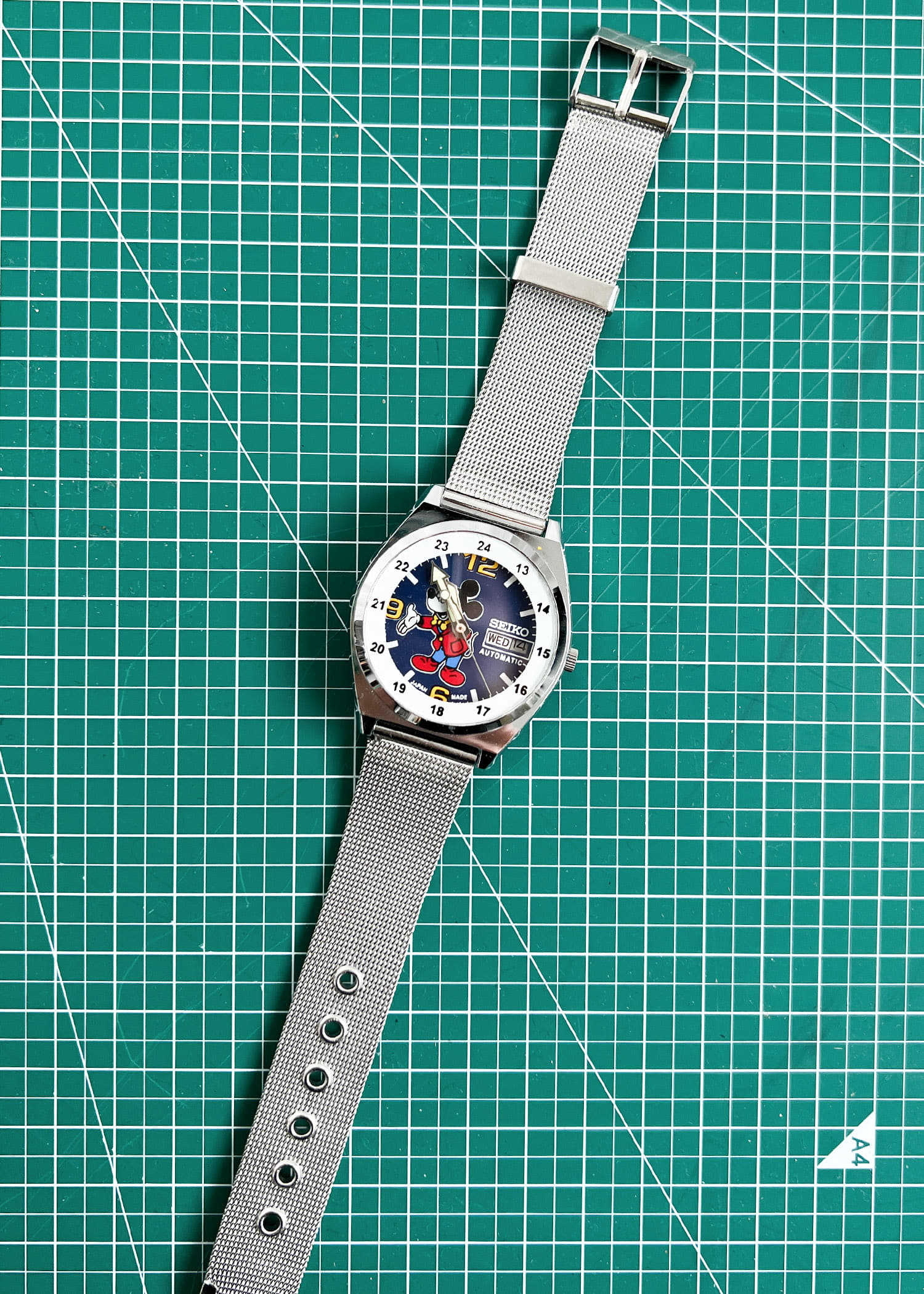 80s MICKEY &amp; SEIKO automatic watch