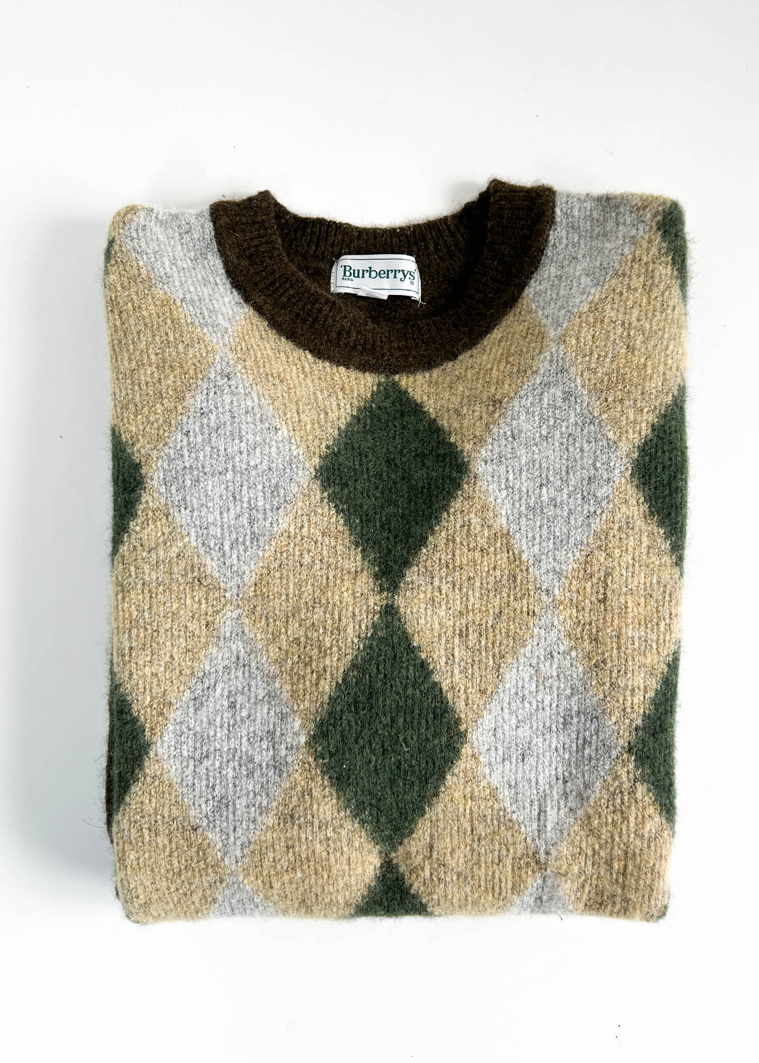 old Burberry&#039;s argyle knit