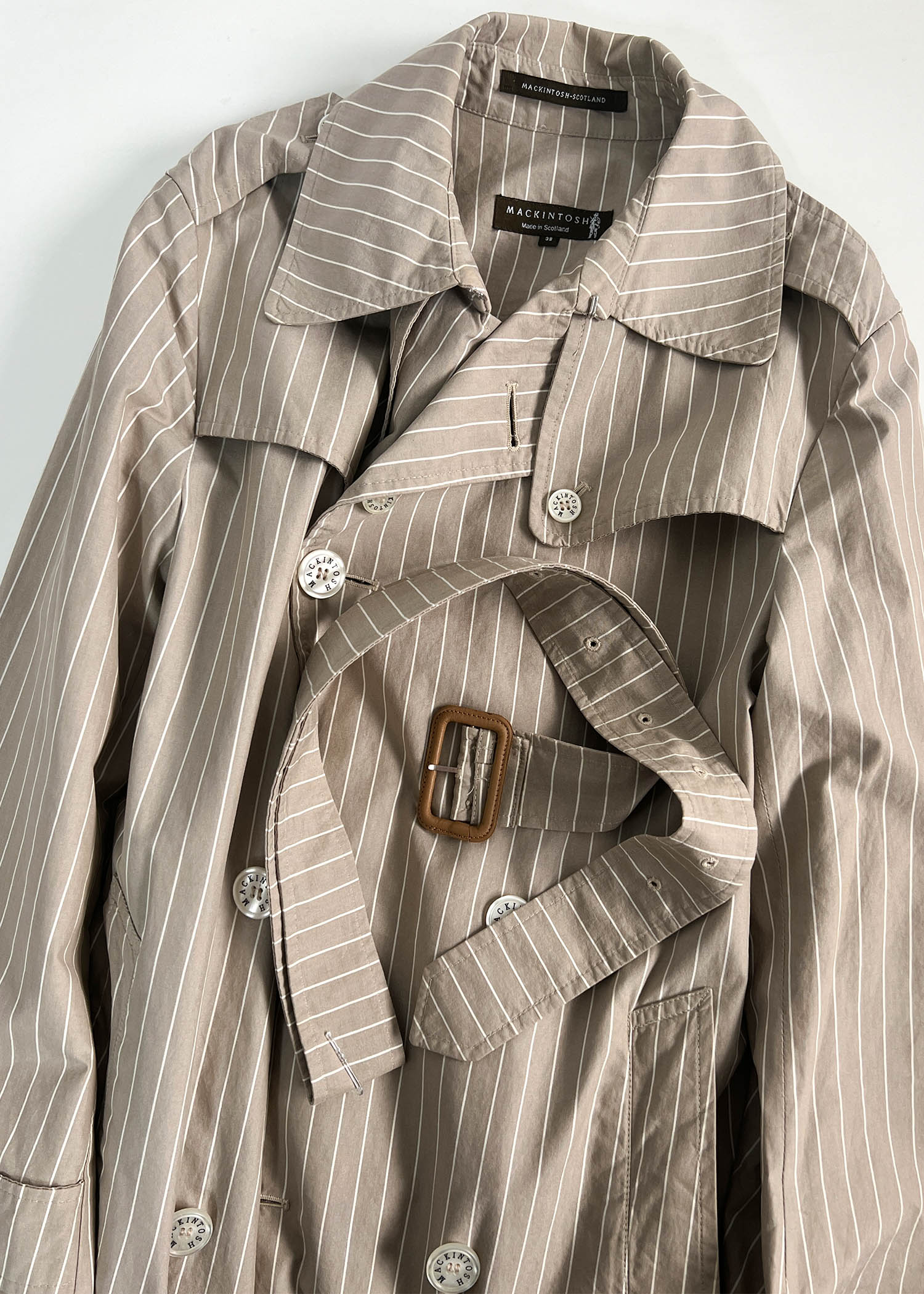 MACKINTOSH stripe coat