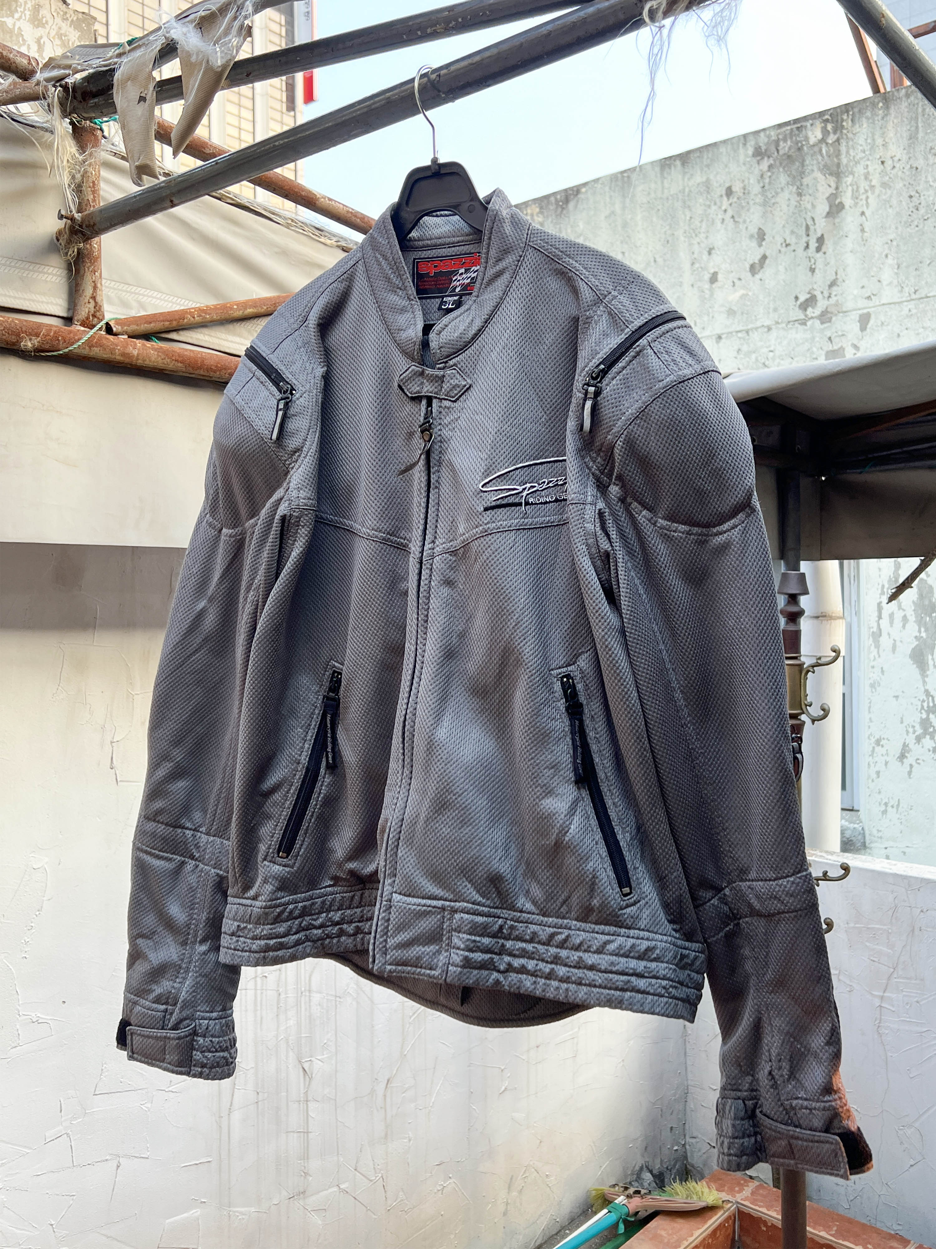 vintage overfit racing jacket