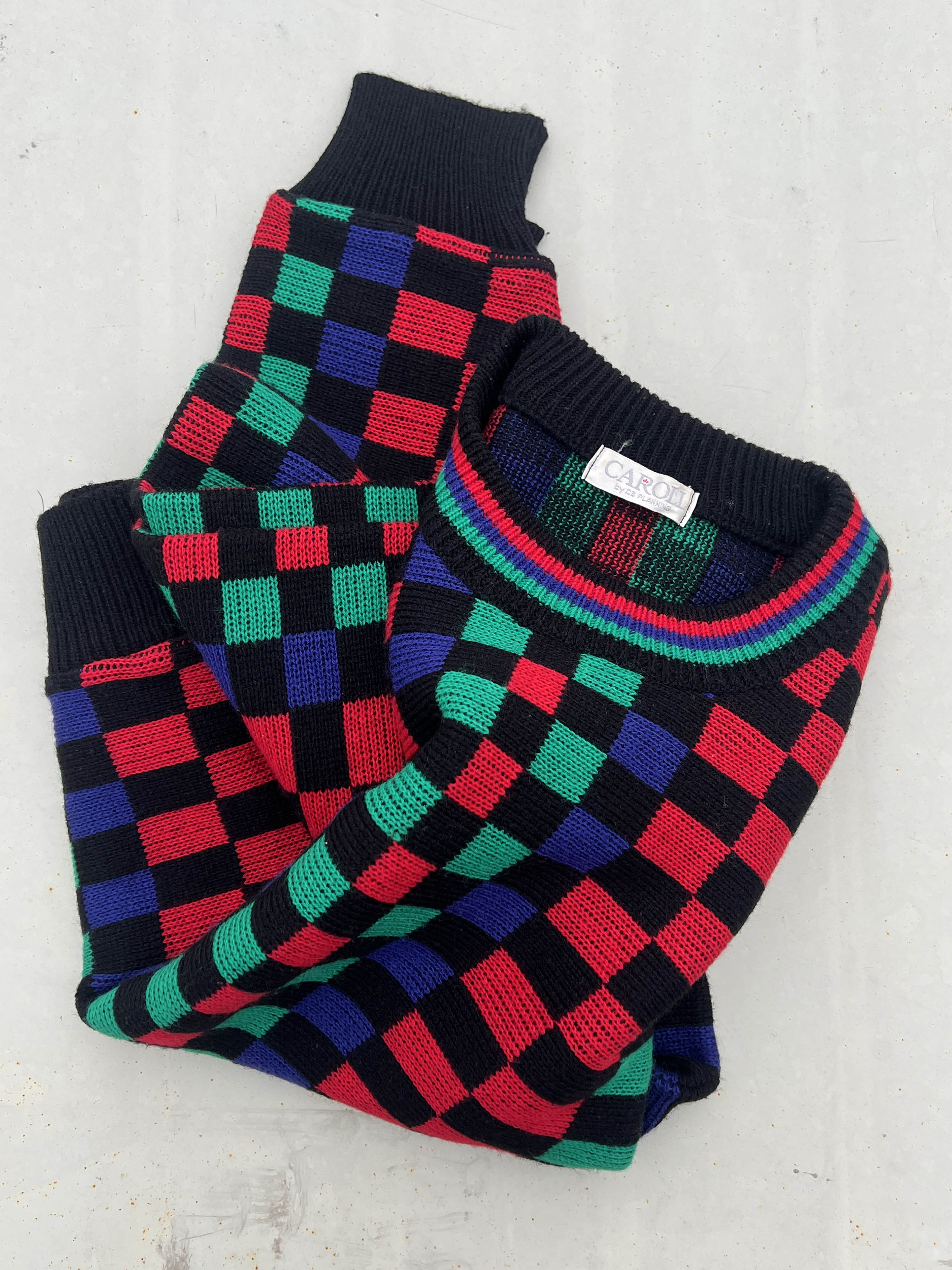 vintage pattern knit