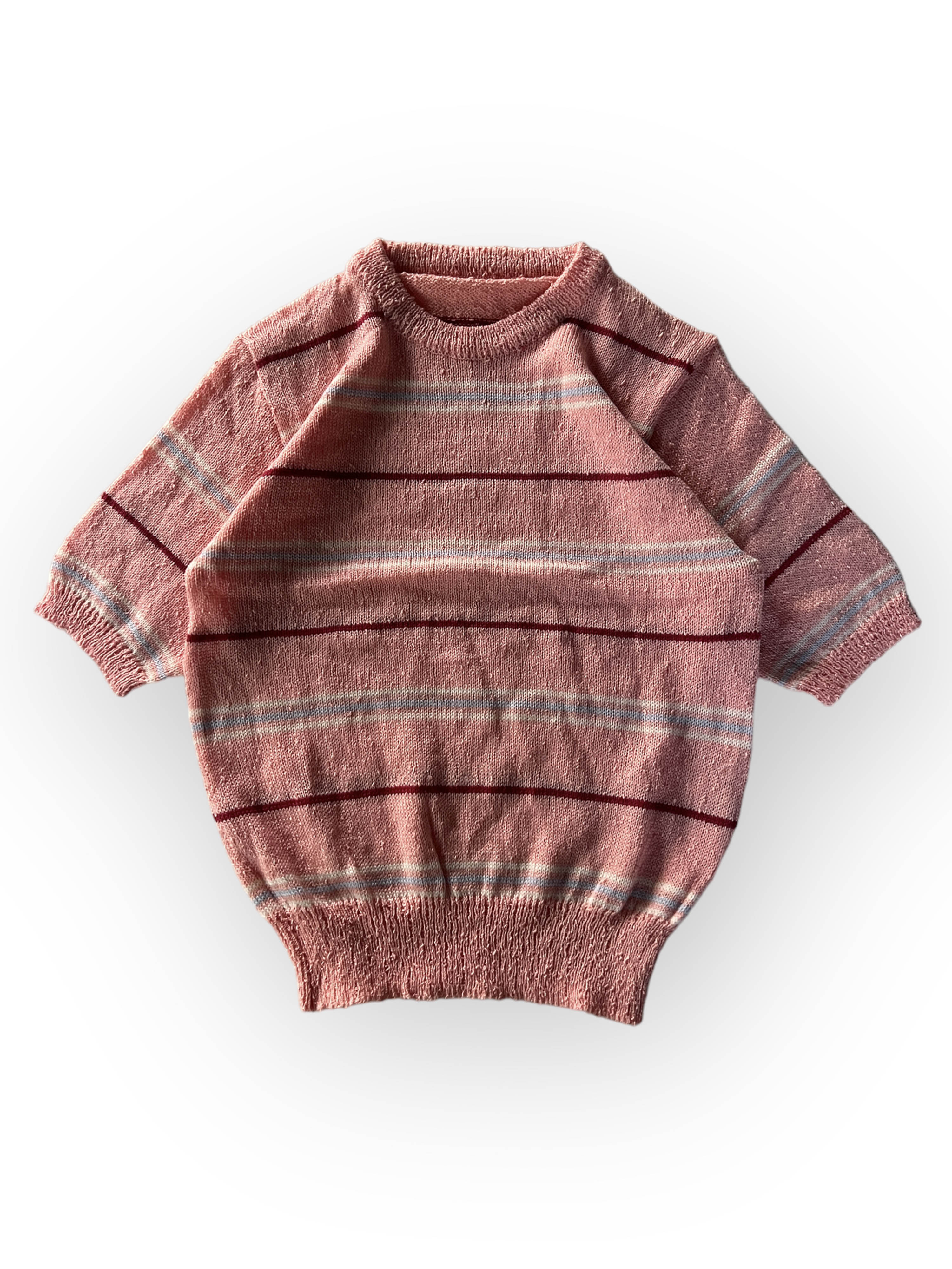 vintage pink knit top