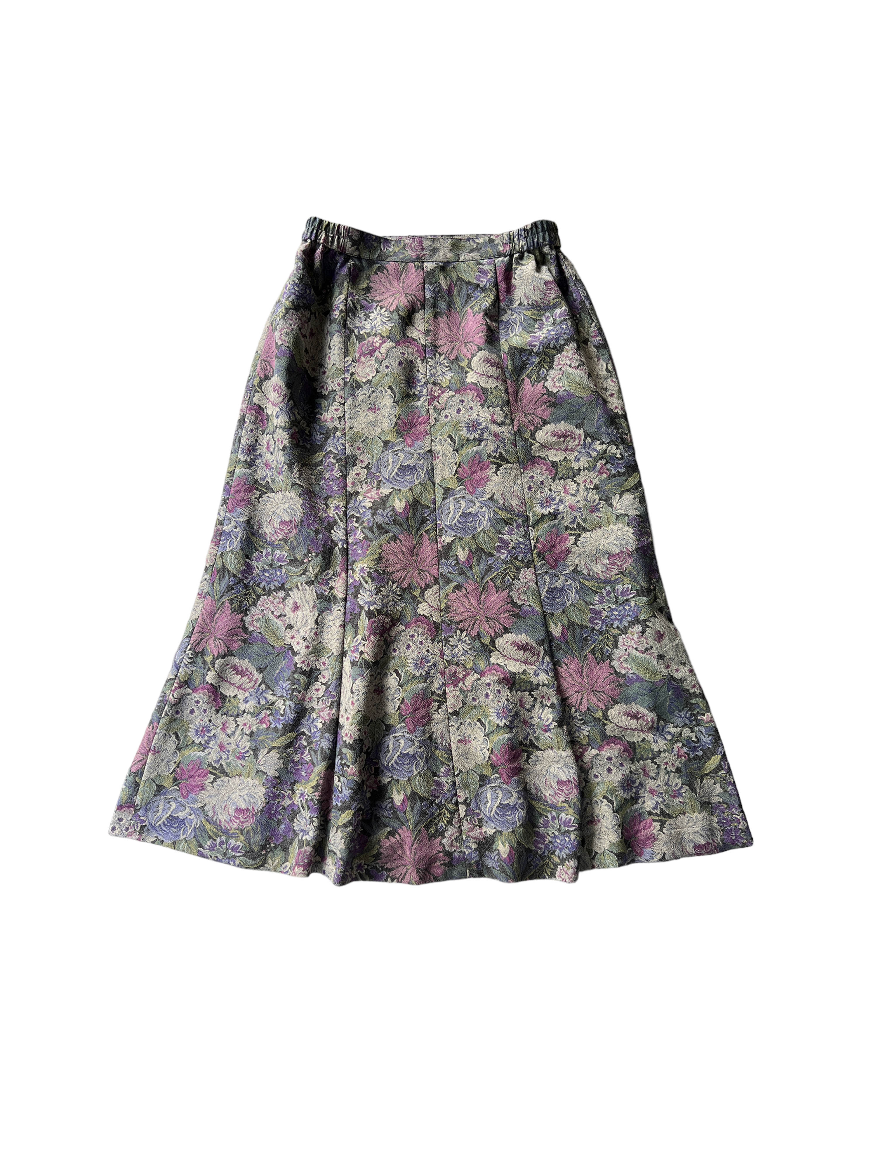 vintage floral jaquard skirts