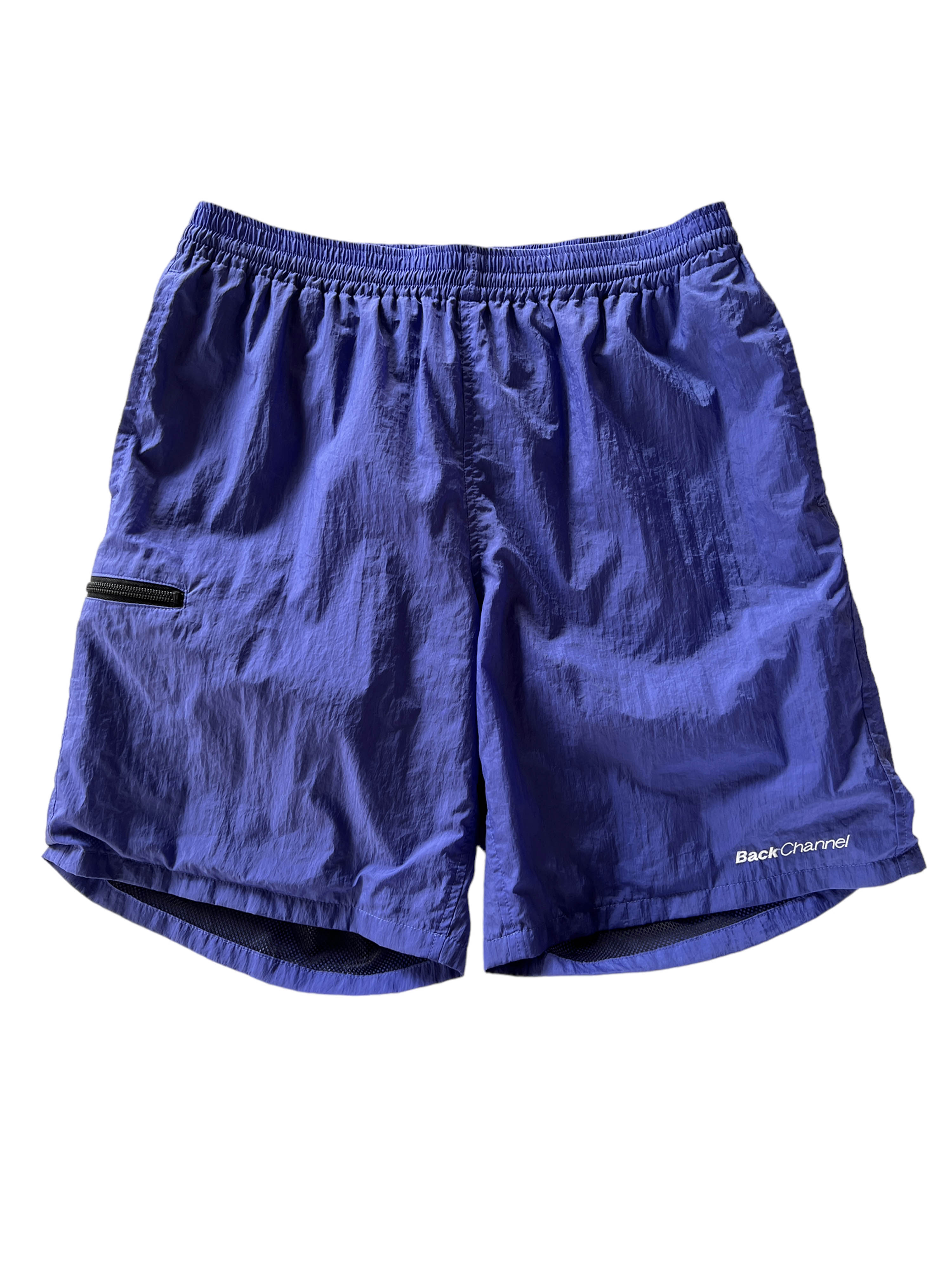 Back channel nylon shorts