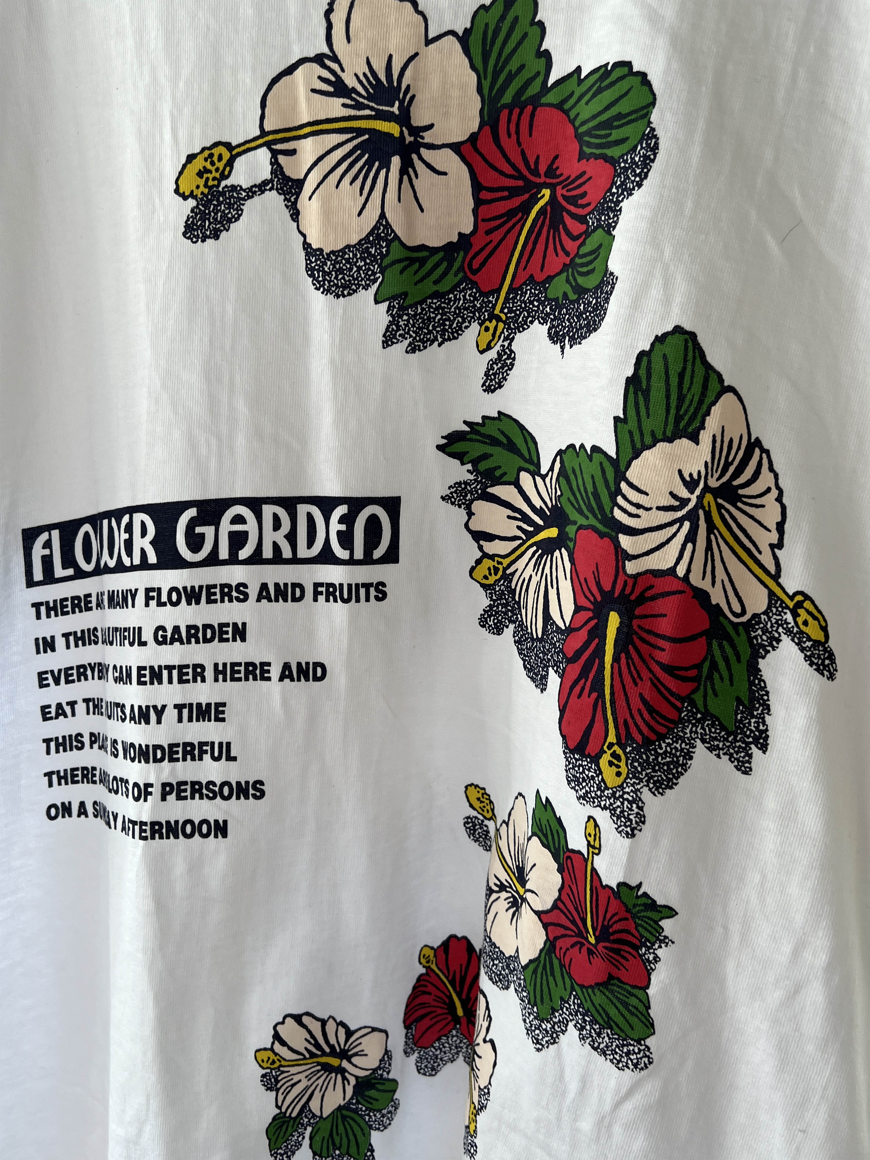 vintage floral garden t-shirts