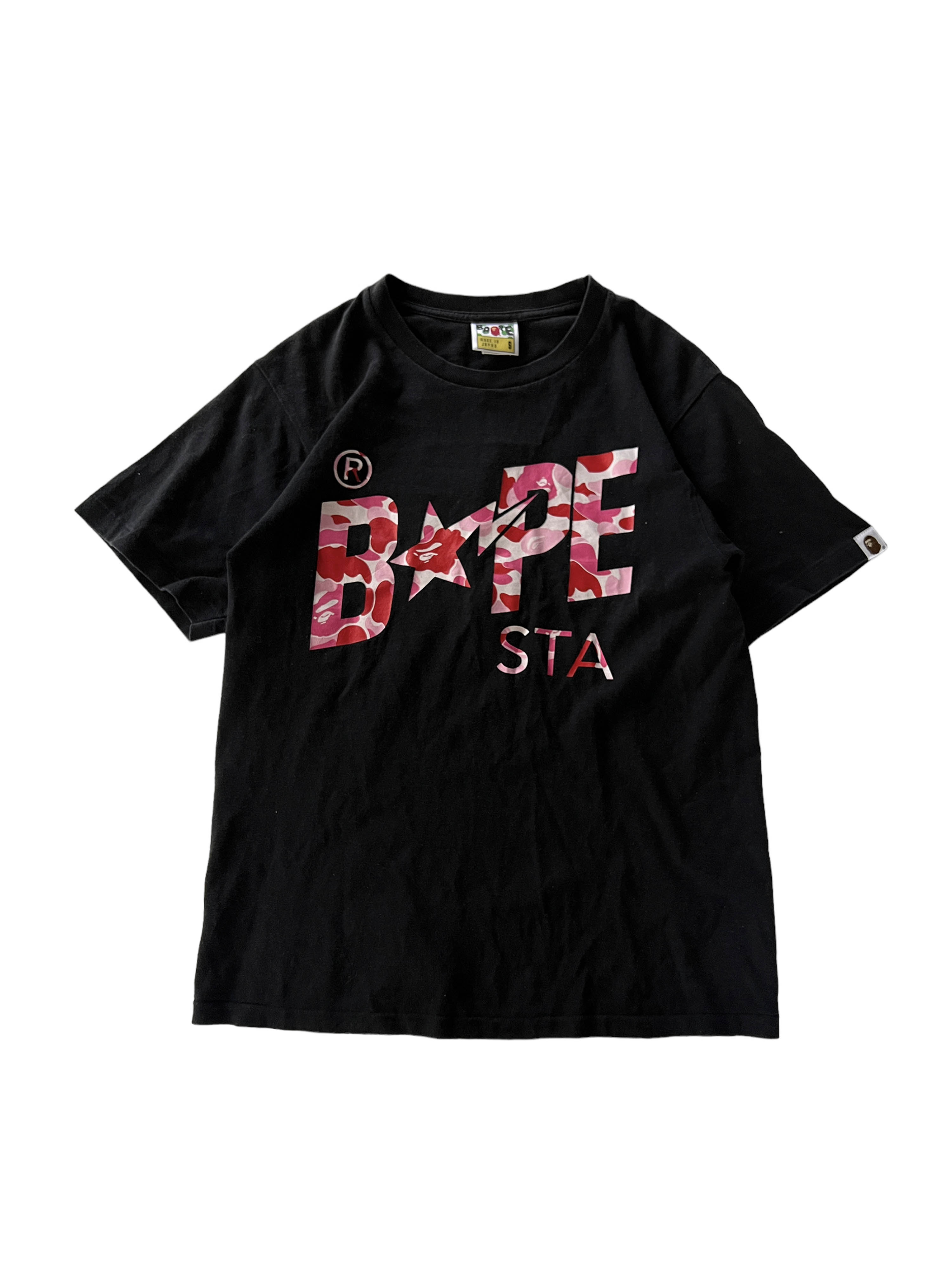 BAPE STAR pink t-shirts