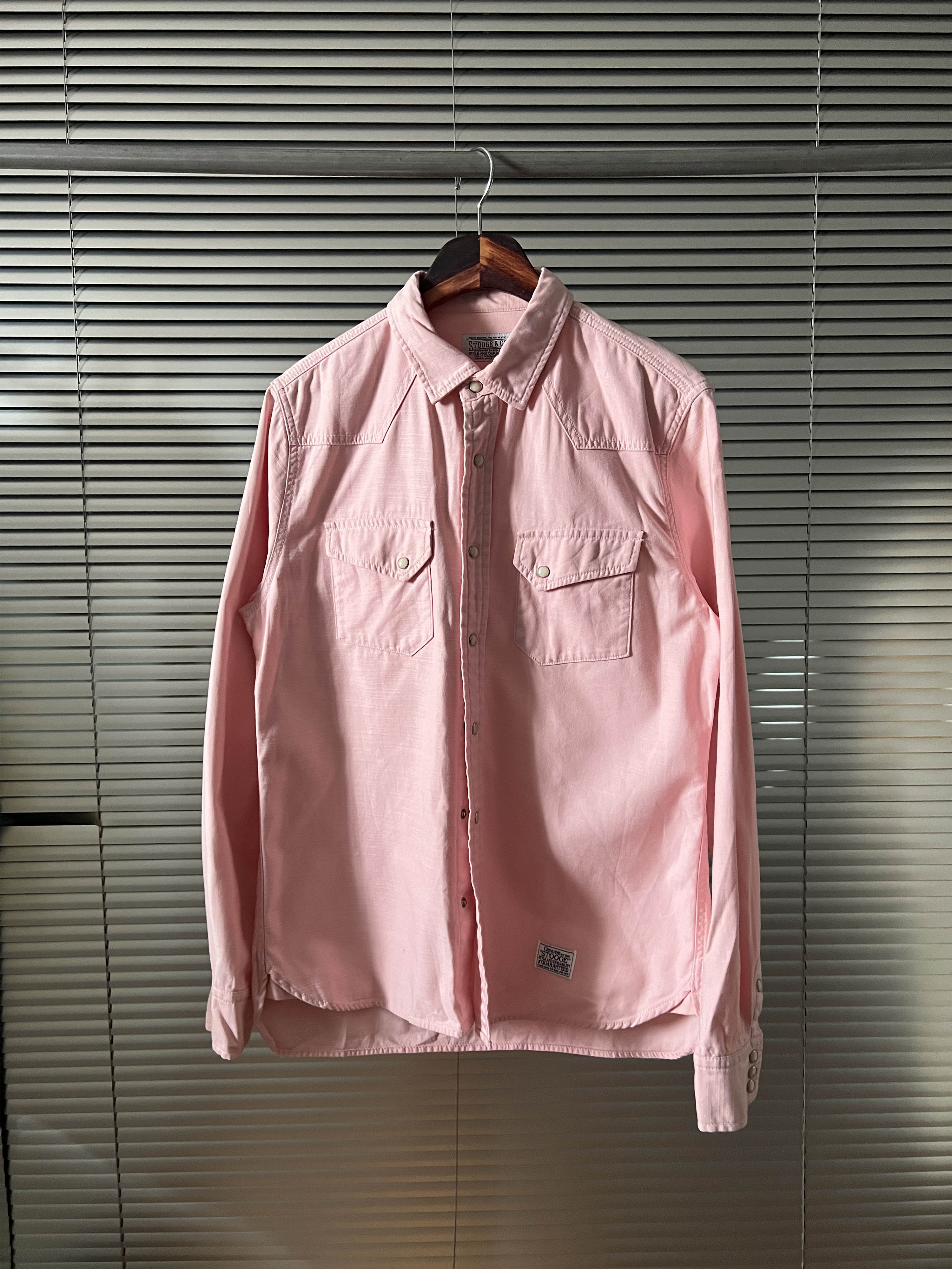 STROOGE&amp;CO pink western shirts